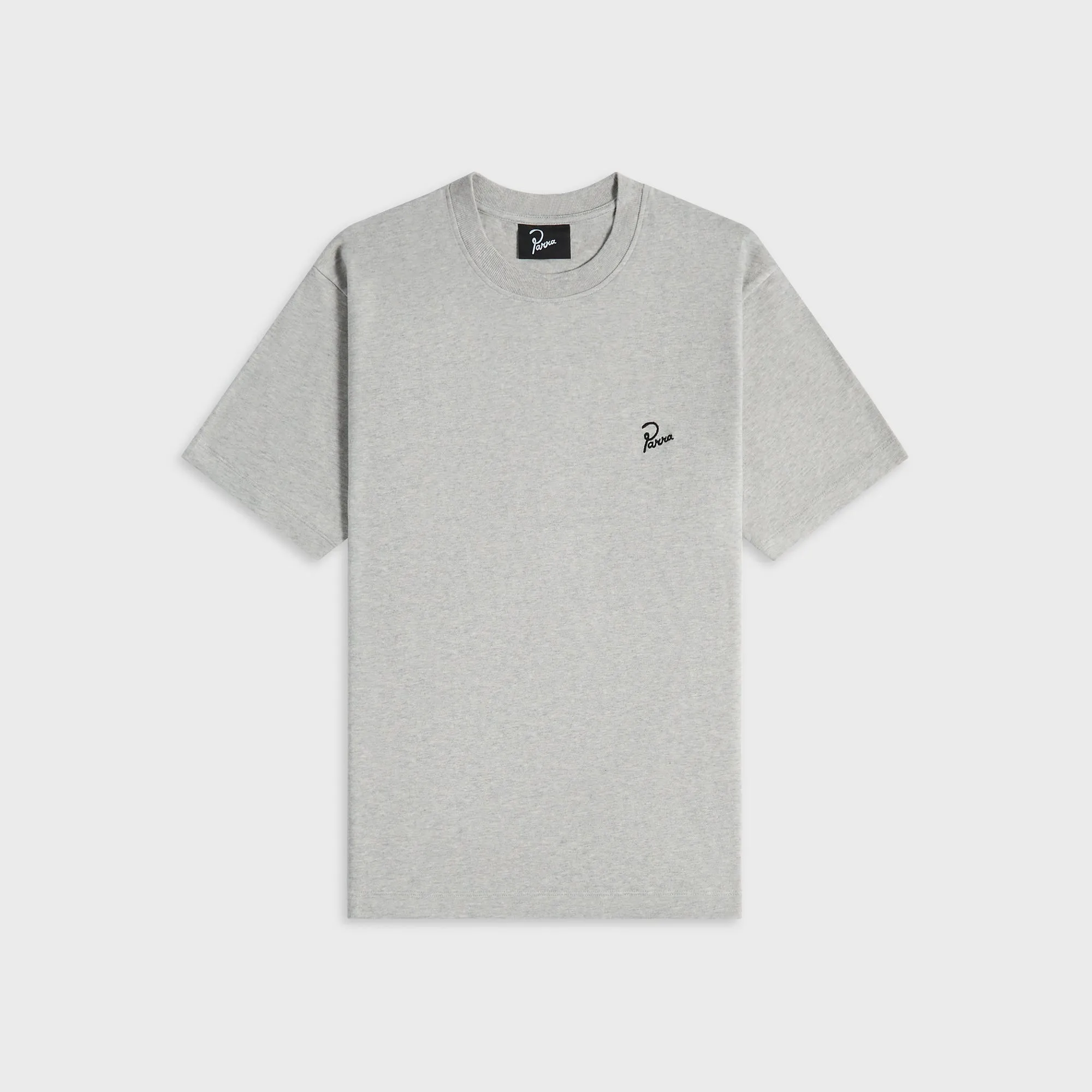 by Parra Signature Tee - Heather Grey fade resistant color BreathableMaterial