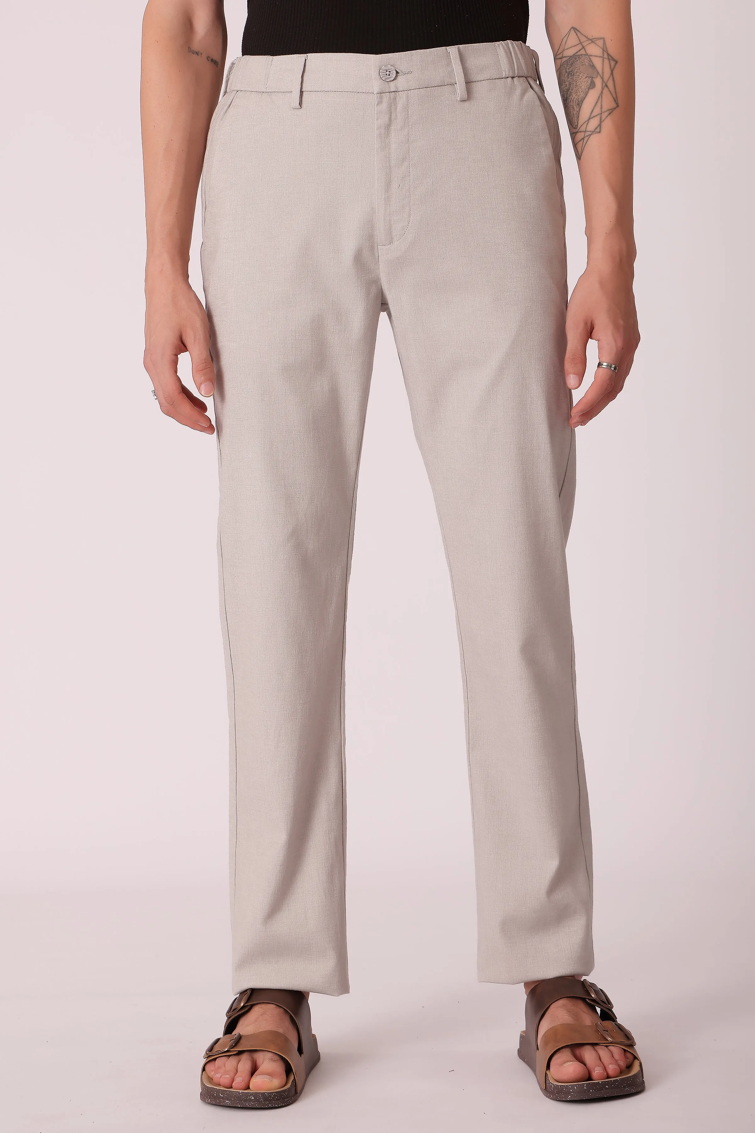 Dressy look Men's Cotton stretch Slim Fit Chinos