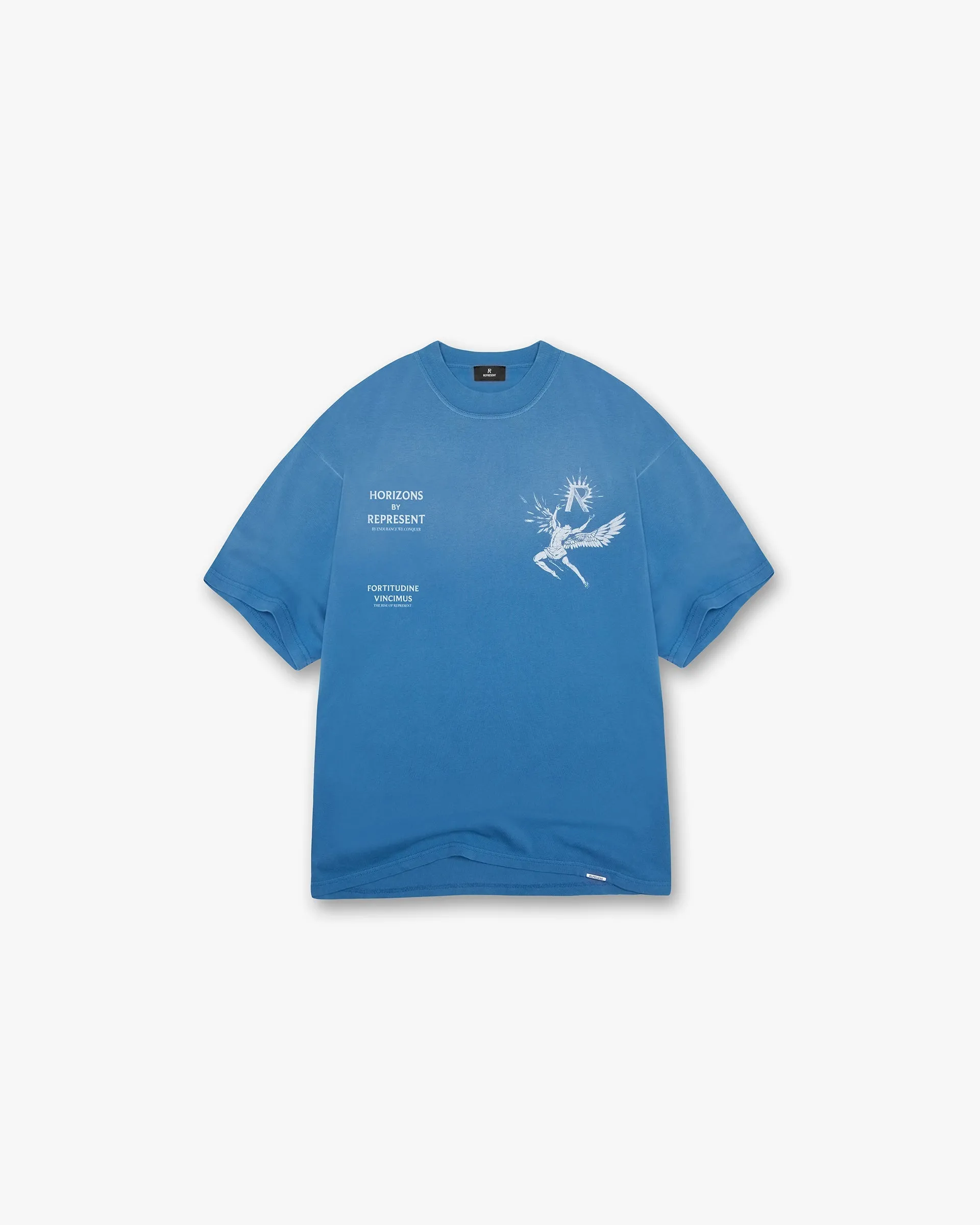 Icarus T-Shirt - Sky Blue Yoga class Slim Fit Design