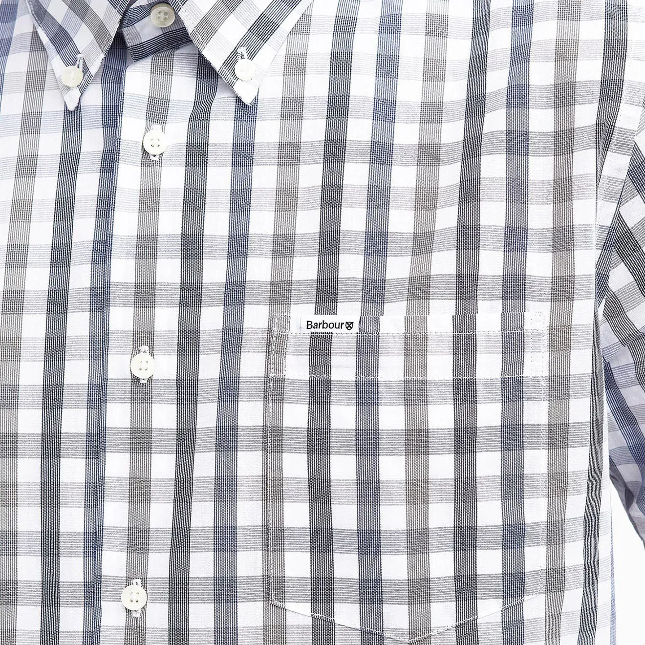 Versatile Styling Barbour Longstone Short Sleeve Tailored Shirt Olive