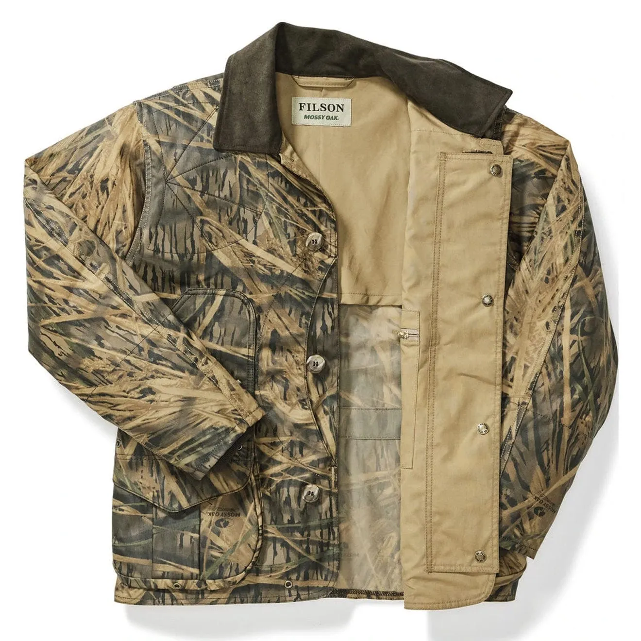 Dynamic Compression Fit Filson Shelter Waterfowl Upland Coat Shadow Grass