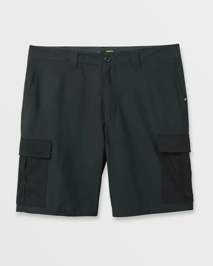 Exclusive Design Quiksilver Mens Shorts Union Amphibian Cargo 20" Hybrid