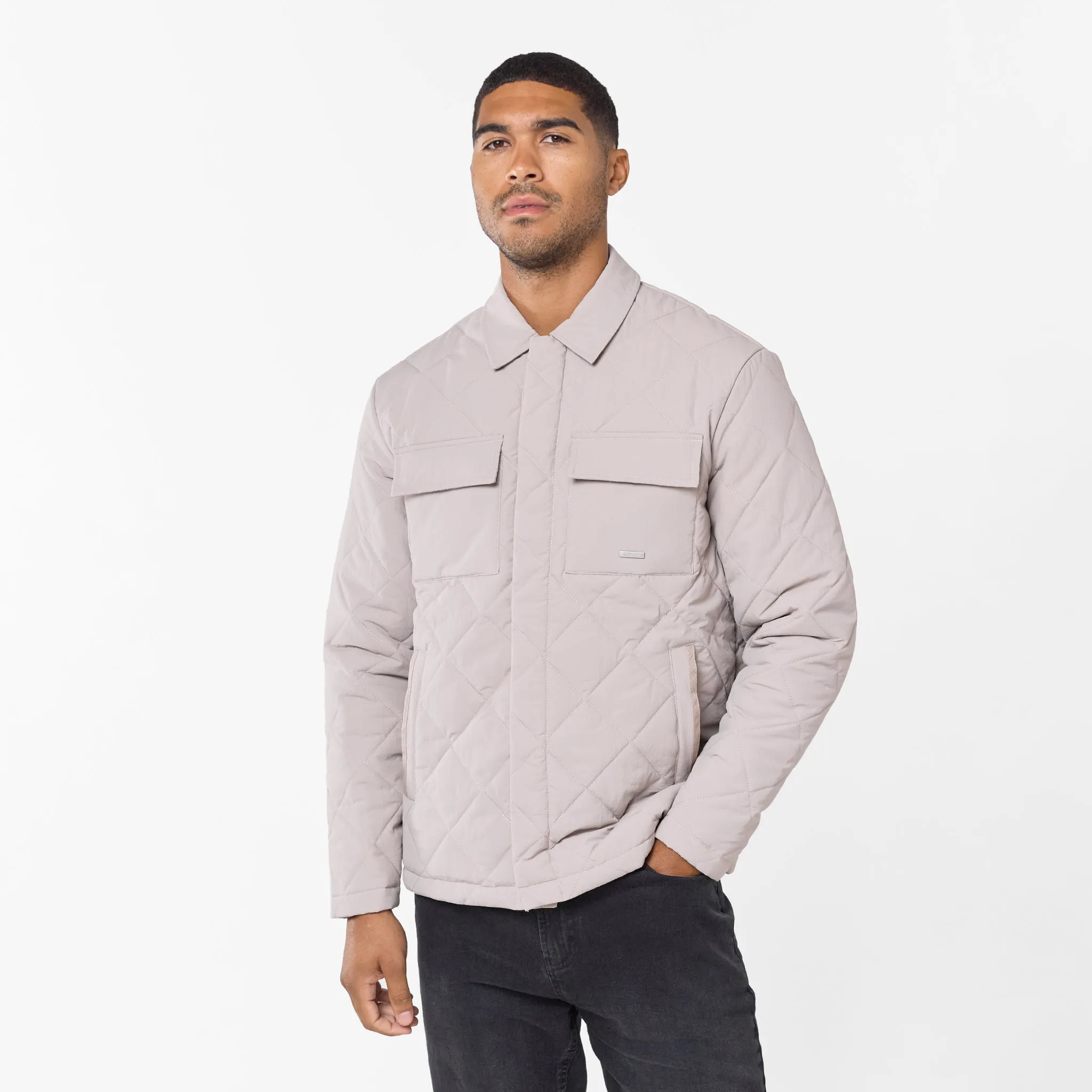 Quilted Overshirt Jacket | Stone Weight Distribution System Long Length