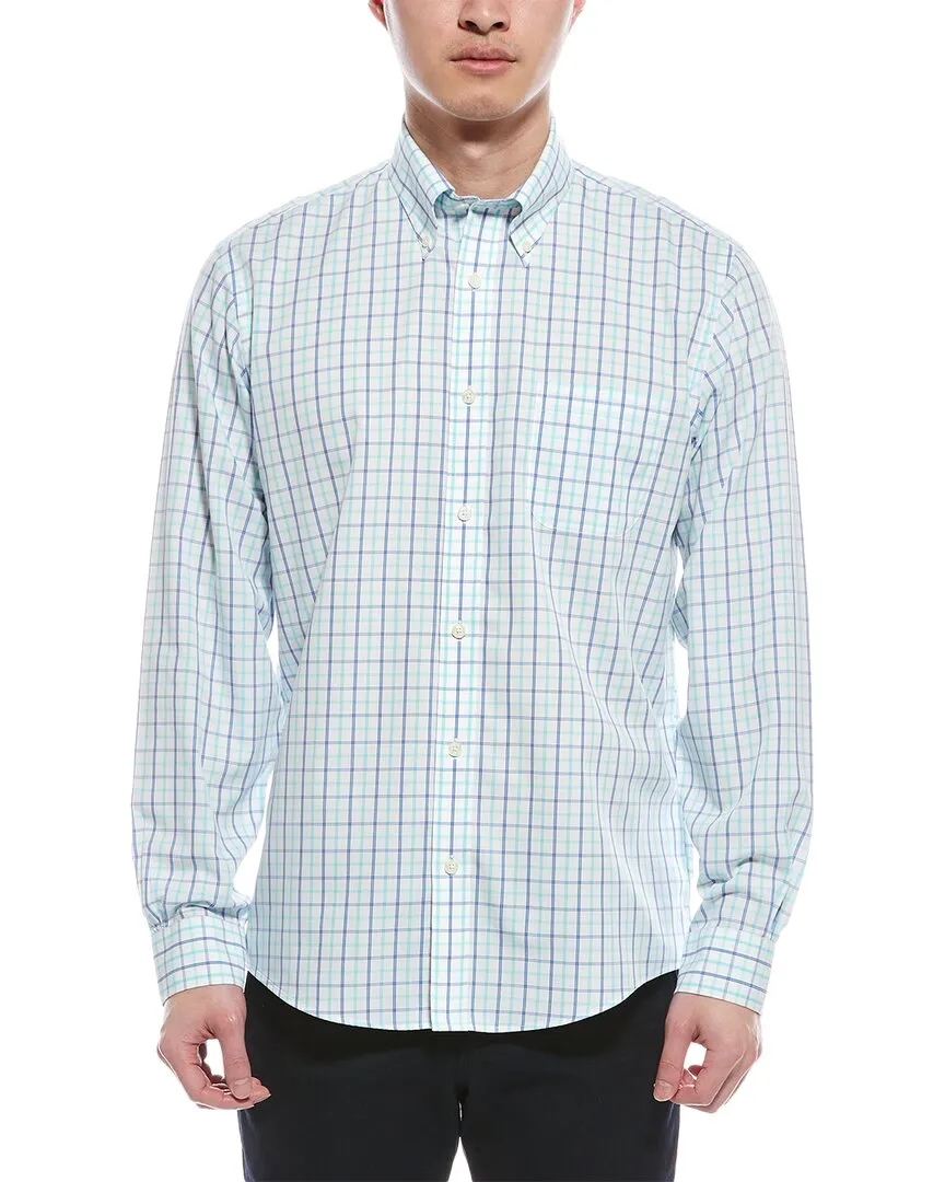 Neutral Toned Stitching Brooks Brothers Regular Fit Shirt