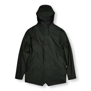 Rains Jacket W3 Green Breathable Material ReflectiveDetails