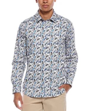 Weekend Adventure Date night Robert Graham Cardwell Classic Fit Woven Shirt