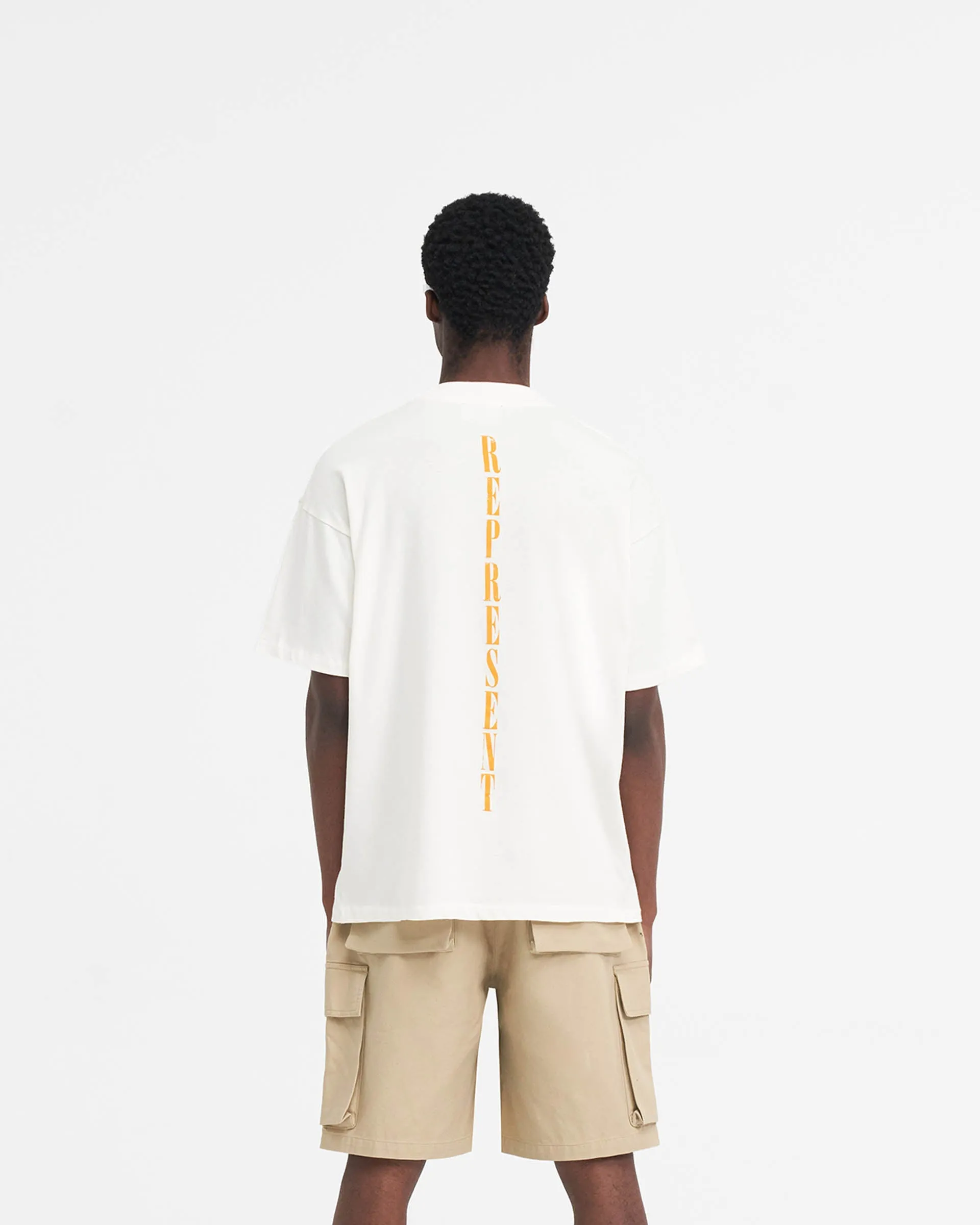 Reborn T-Shirt - Flat White Classic Crew Neck Soft and Light Wear