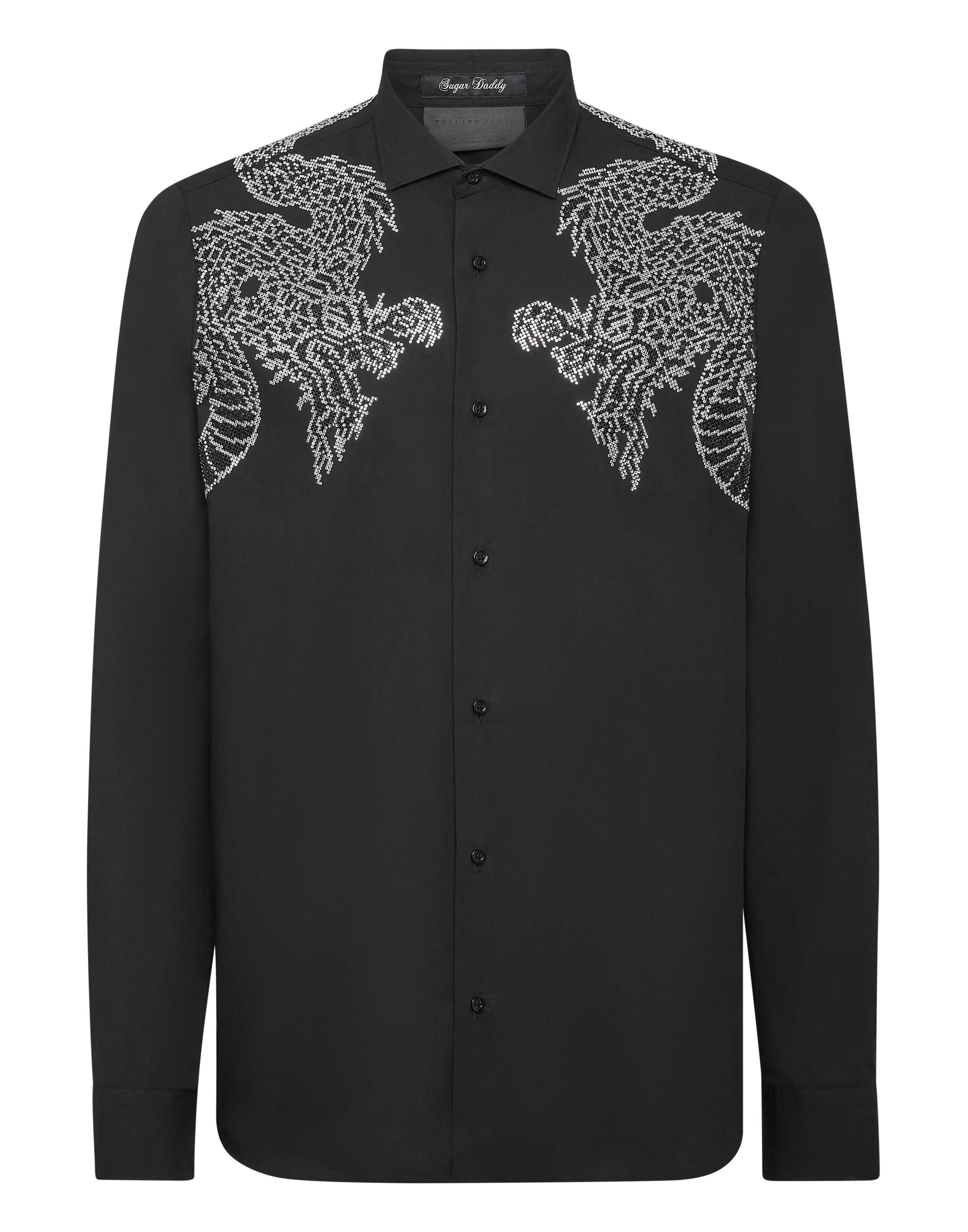 Shirt Sugar Daddy Cut Long-Sleeve Dragon Waffle Weave Lightweight Weave