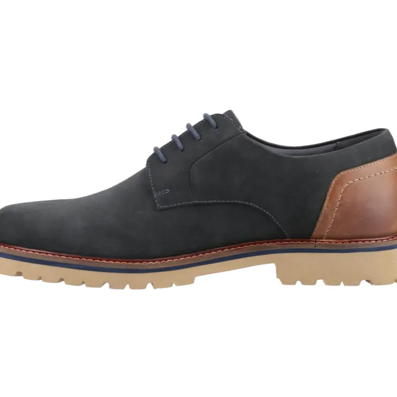 Hush Puppies Mens Shoe Marcus Navy Routine Focus True Pace