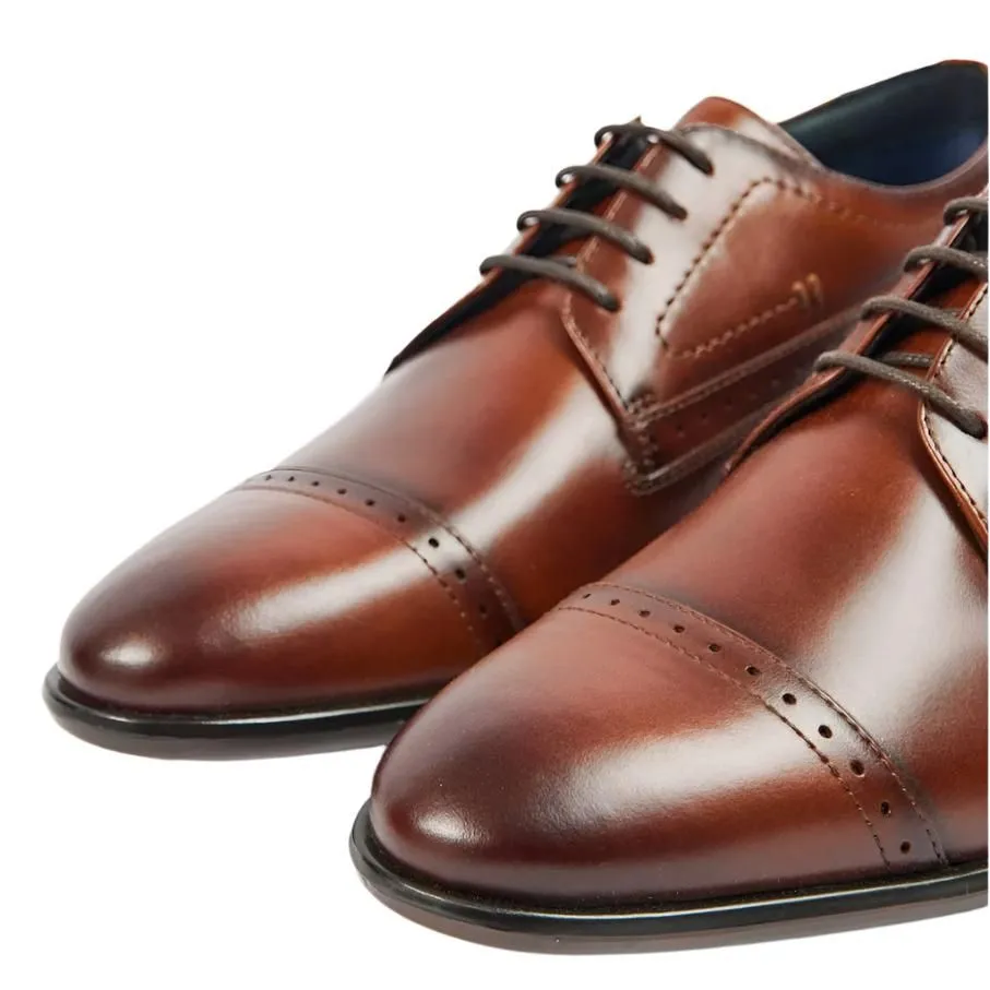 POD Mens Shoe Ralph Cognac Shock Absorb Mono Shade