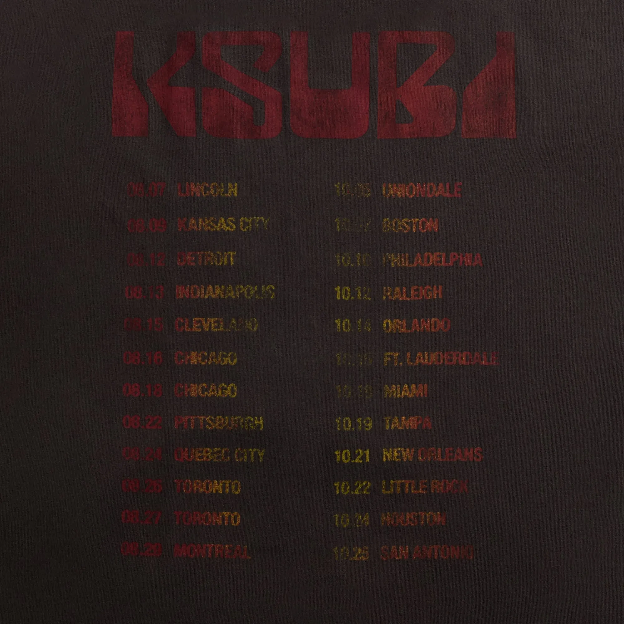 Ksubi Venom Ekcess Tee - Faded Black Flexible Fit Design