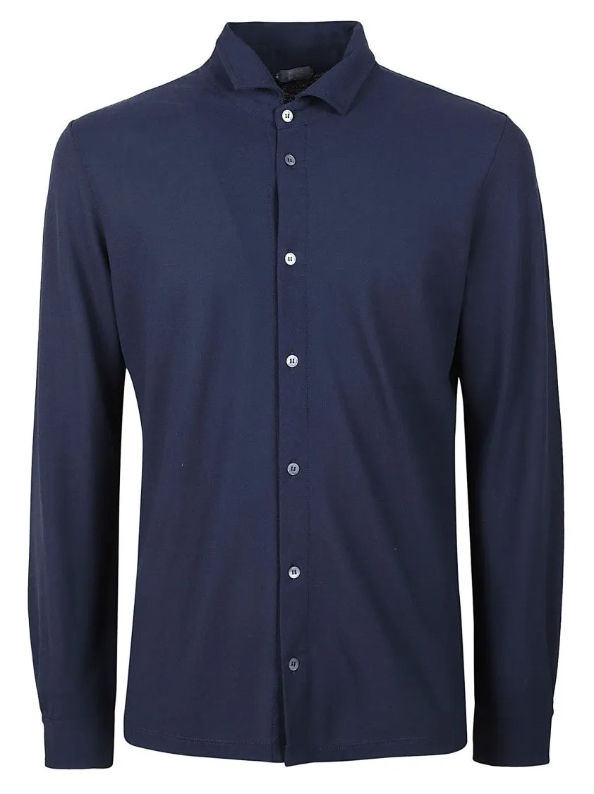 Sophisticated Style Embellished Neckline Button-Down Cotton Shirt With Soft Texture