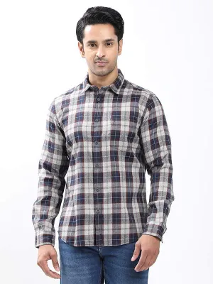 Casual Style Sports Ready Men Checked Full Sleeve Cotton Corduroy Shirt