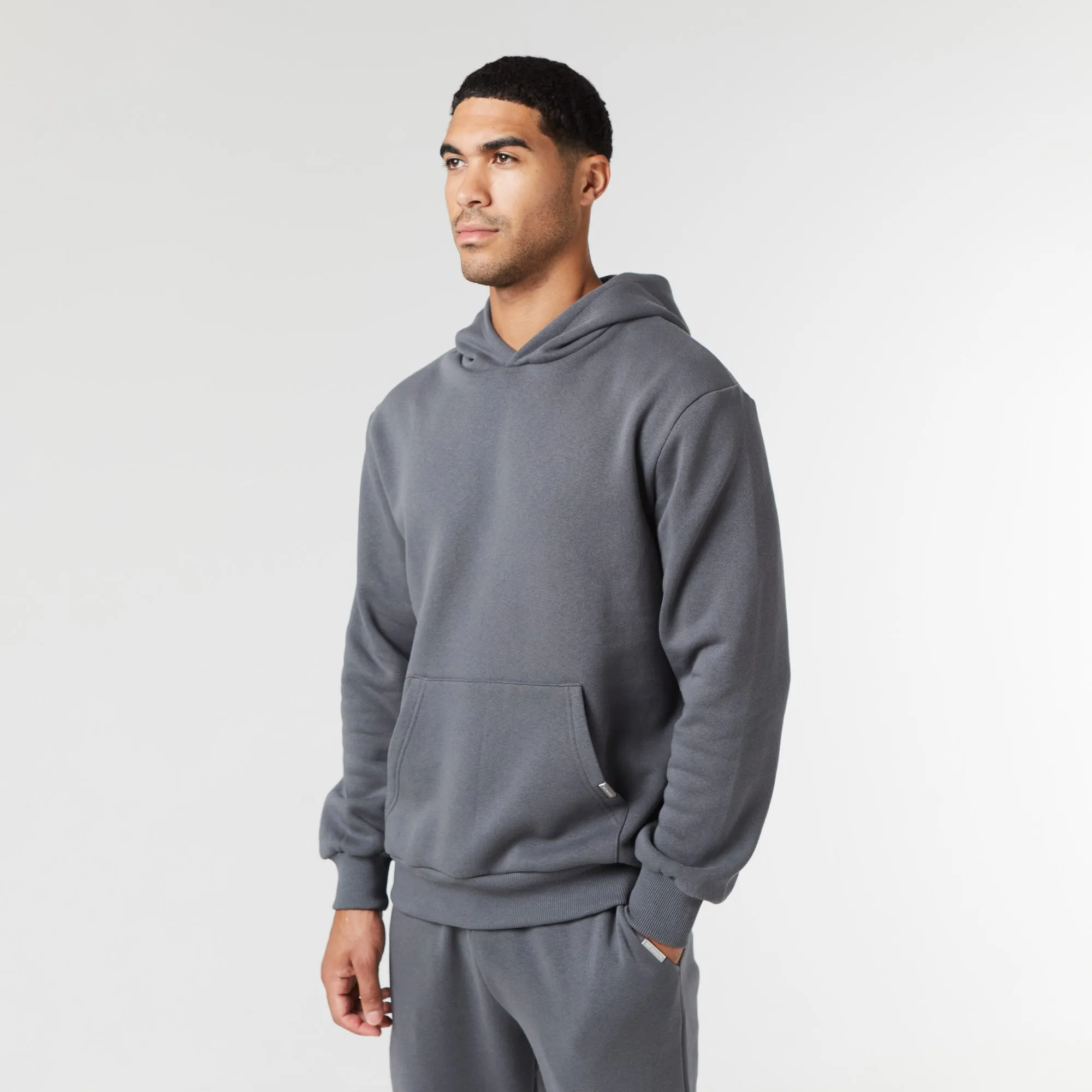 Checkered product party readiness Relaxed Fit Hoodie | Graphite