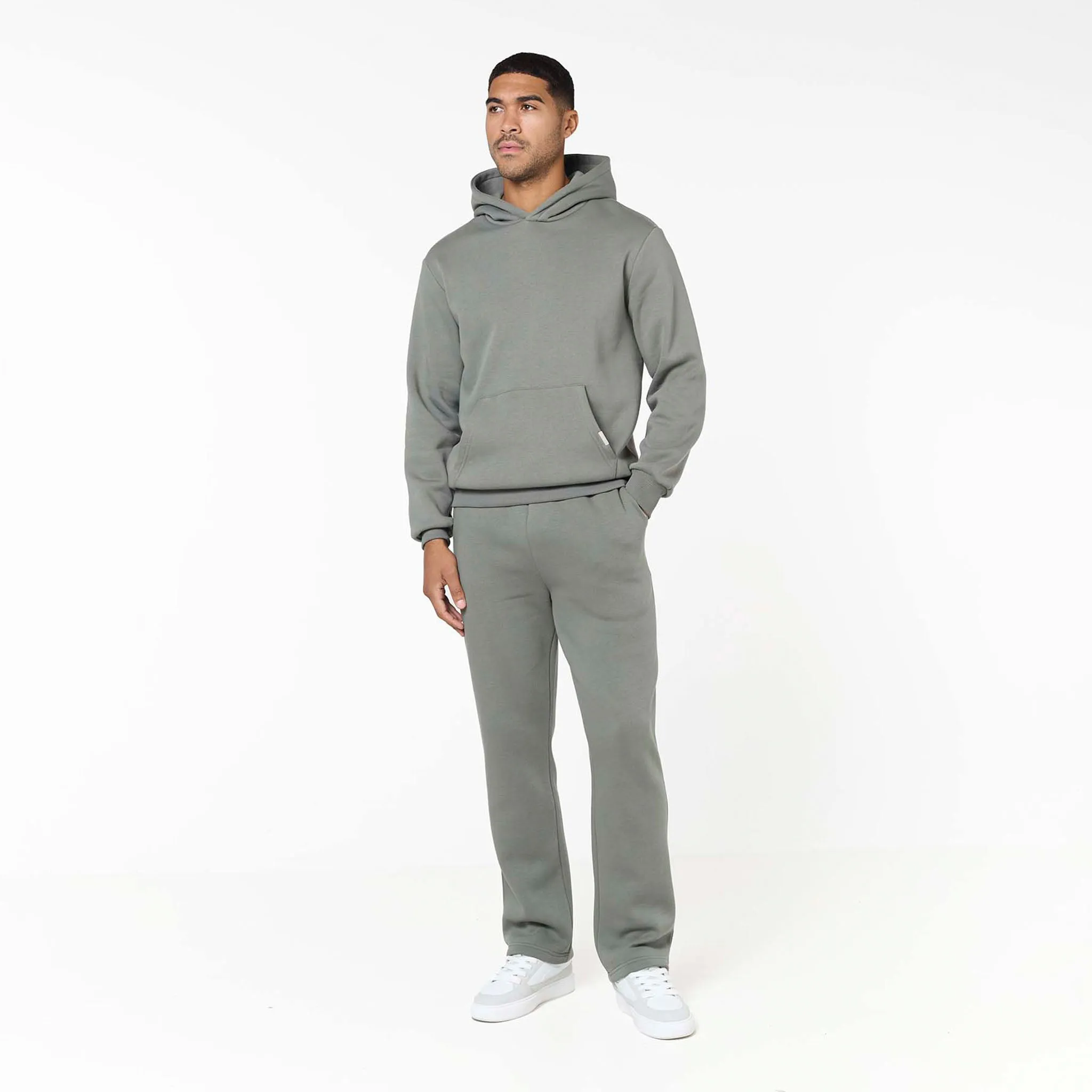 Comfort Design Relaxed Fit Hoodie | Khaki