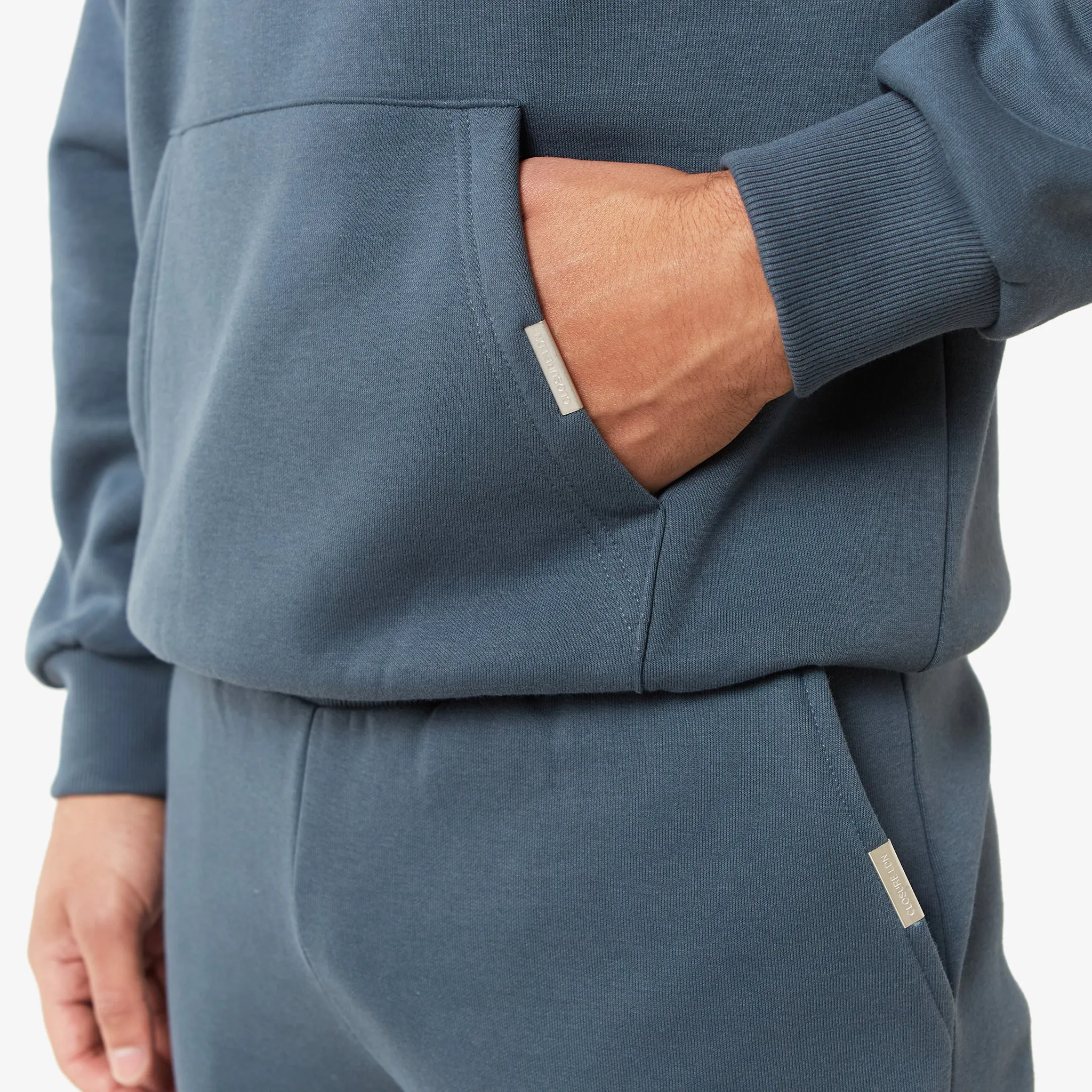 Cozy And Warm Relaxed Fit Hoodie | Steel Blue