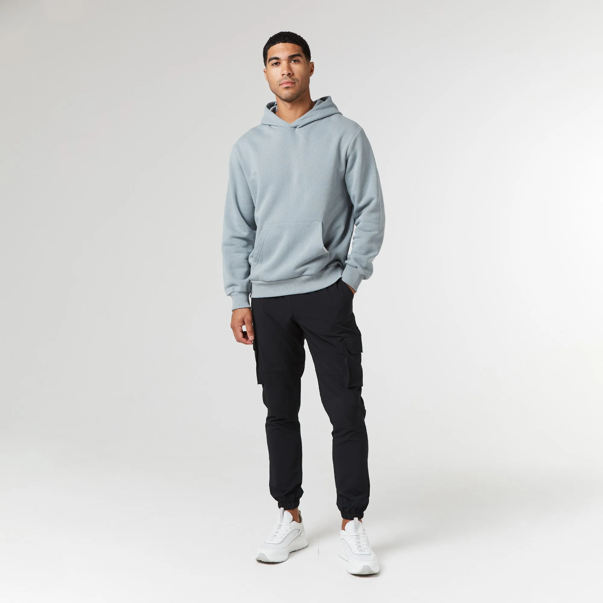 Trendy Layer Chill Clothing Relaxed Fit Hoodie | Storm Blue
