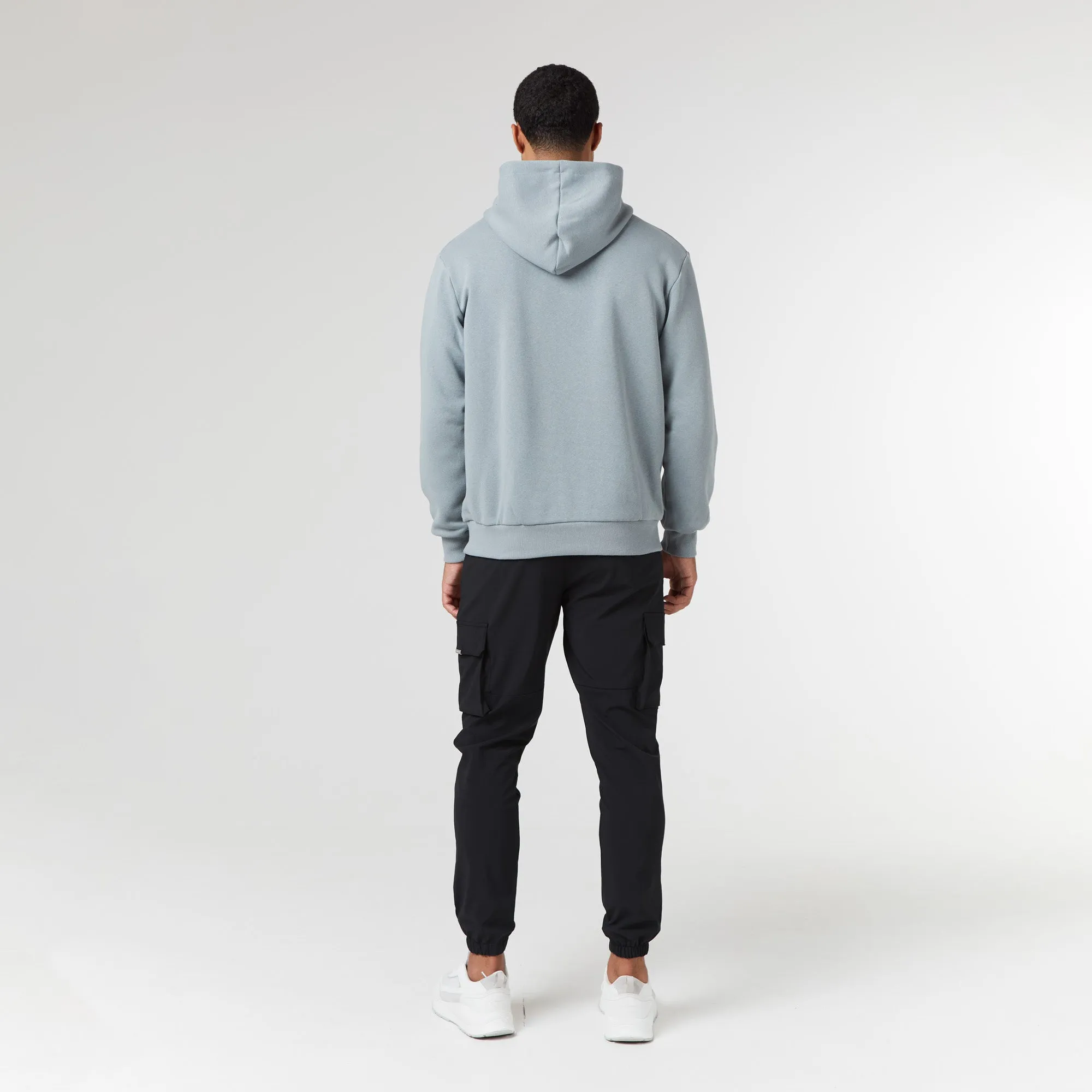 Relaxed Fit Hoodie | Storm Blue Stylish Look