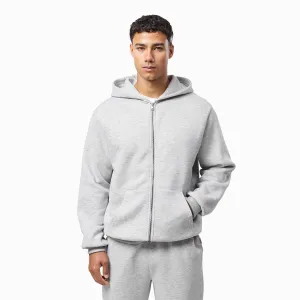Relaxed Full Zip Hoodie | Grey Marl Fashion Flex product weekday wearability