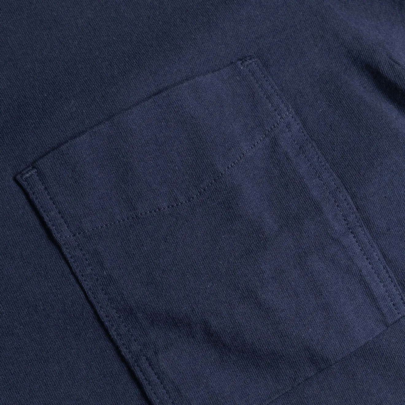 Low Profile Silhouette Eye-Catching Jackman Classic Pocket T-Shirt Navy