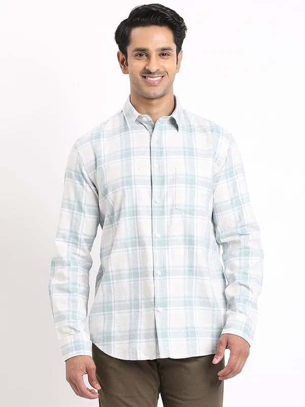 Creative Professional Men Checked Full Sleeve Cotton Shirt