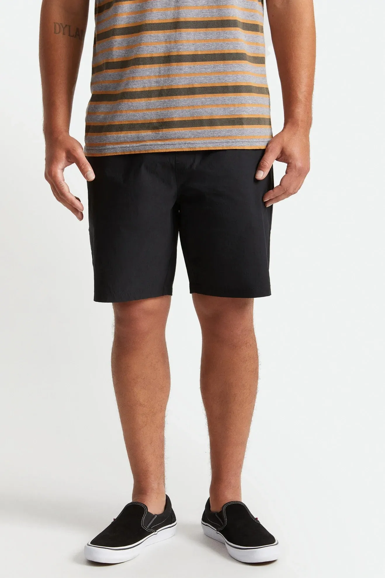 Minimal Stretch Brixton Mens Shorts Steady Cinch Utility