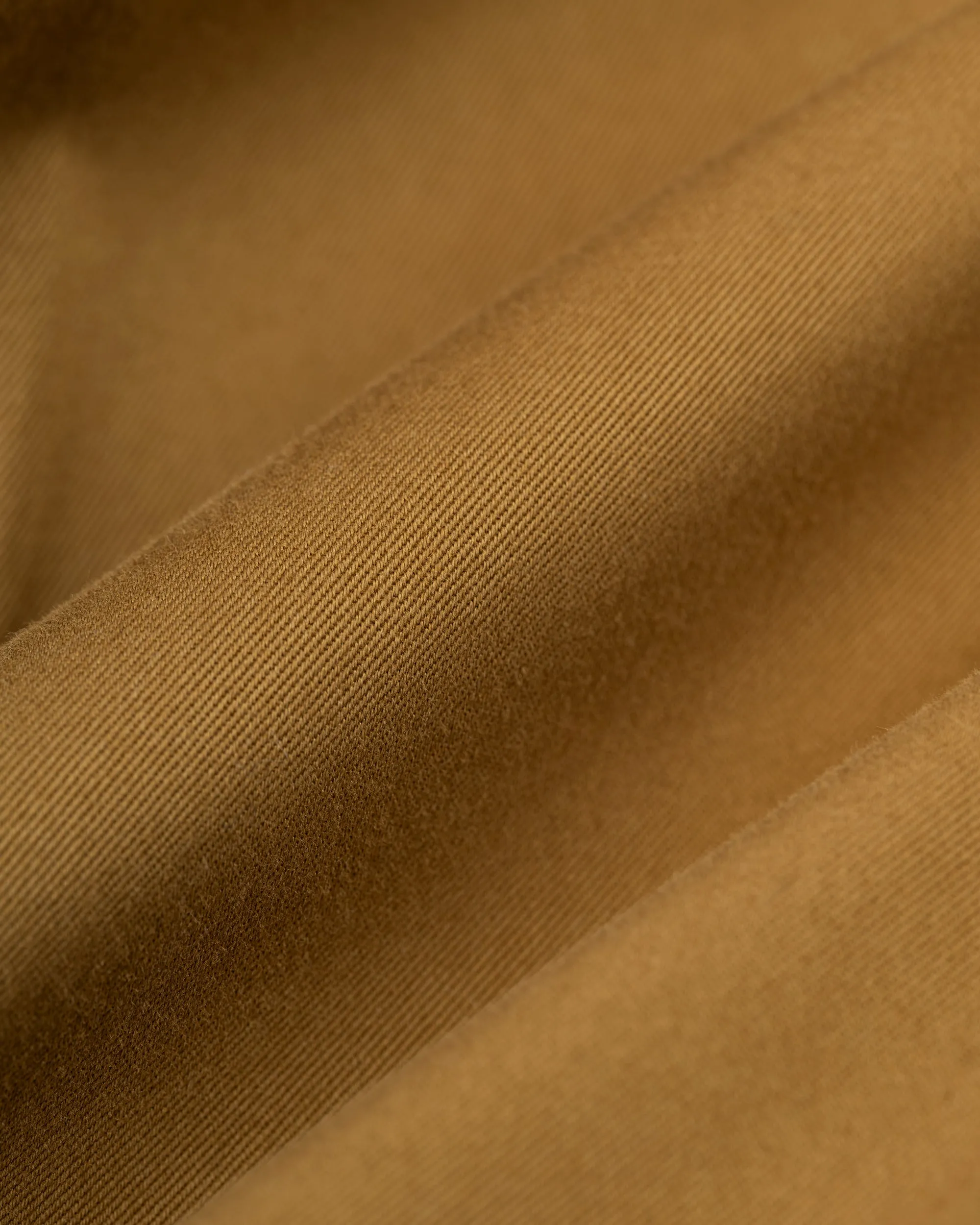 Made-in-Canada Dark Khaki Cotton Drill Cloth Trousers Relaxed Waist