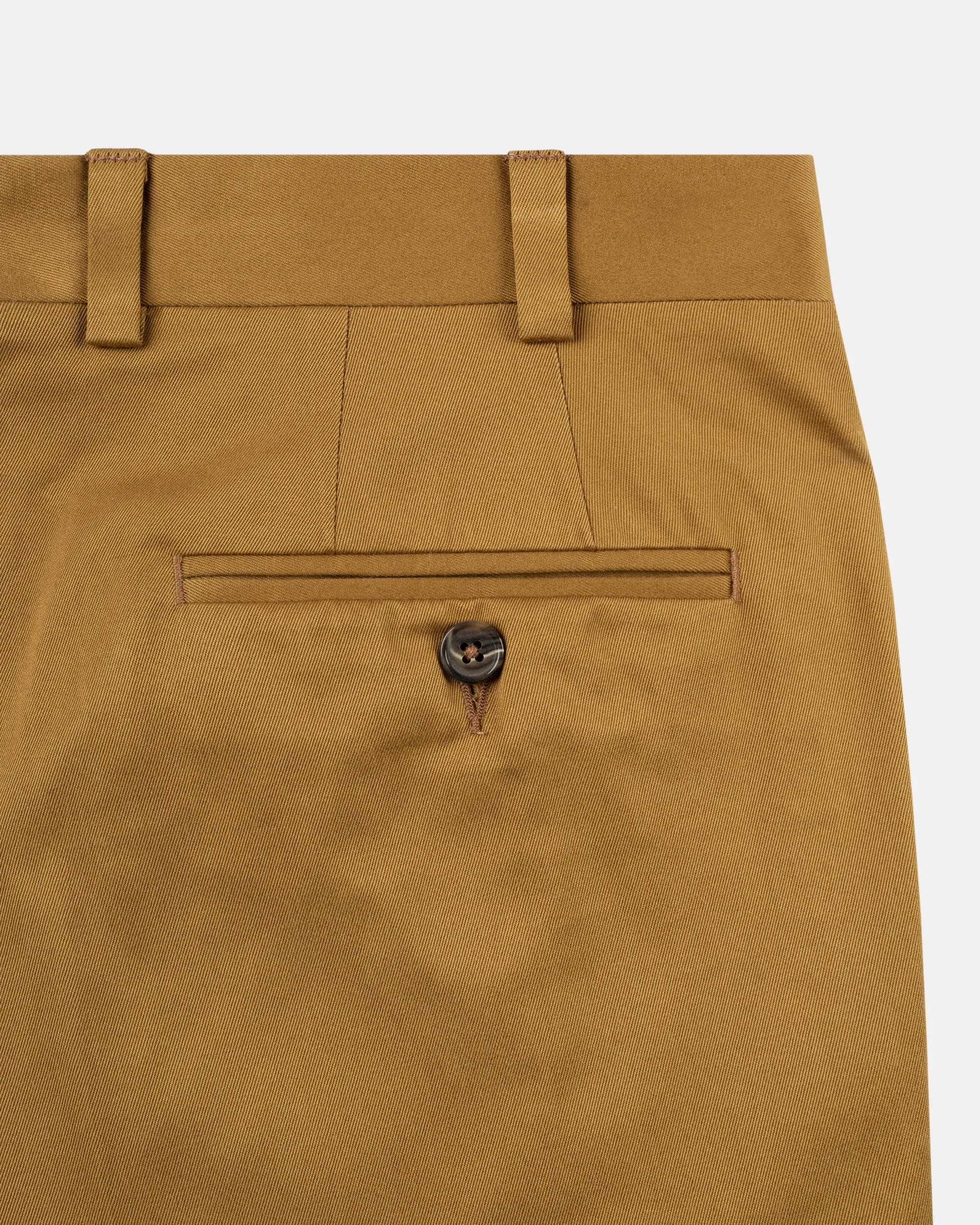 Made-in-Canada Dark Khaki Cotton Drill Cloth Trousers Windproof coating