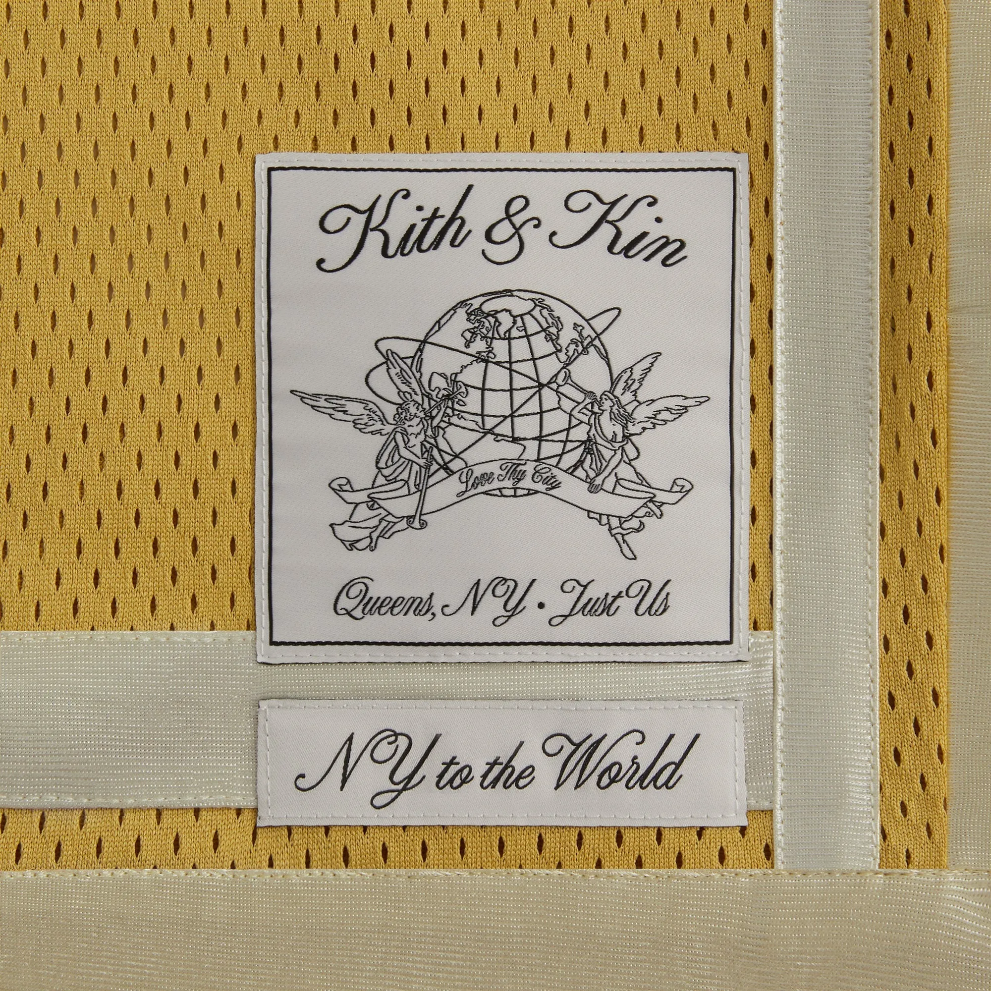 Functional Side Gussets Kith Mesh Leon Jersey - Torch