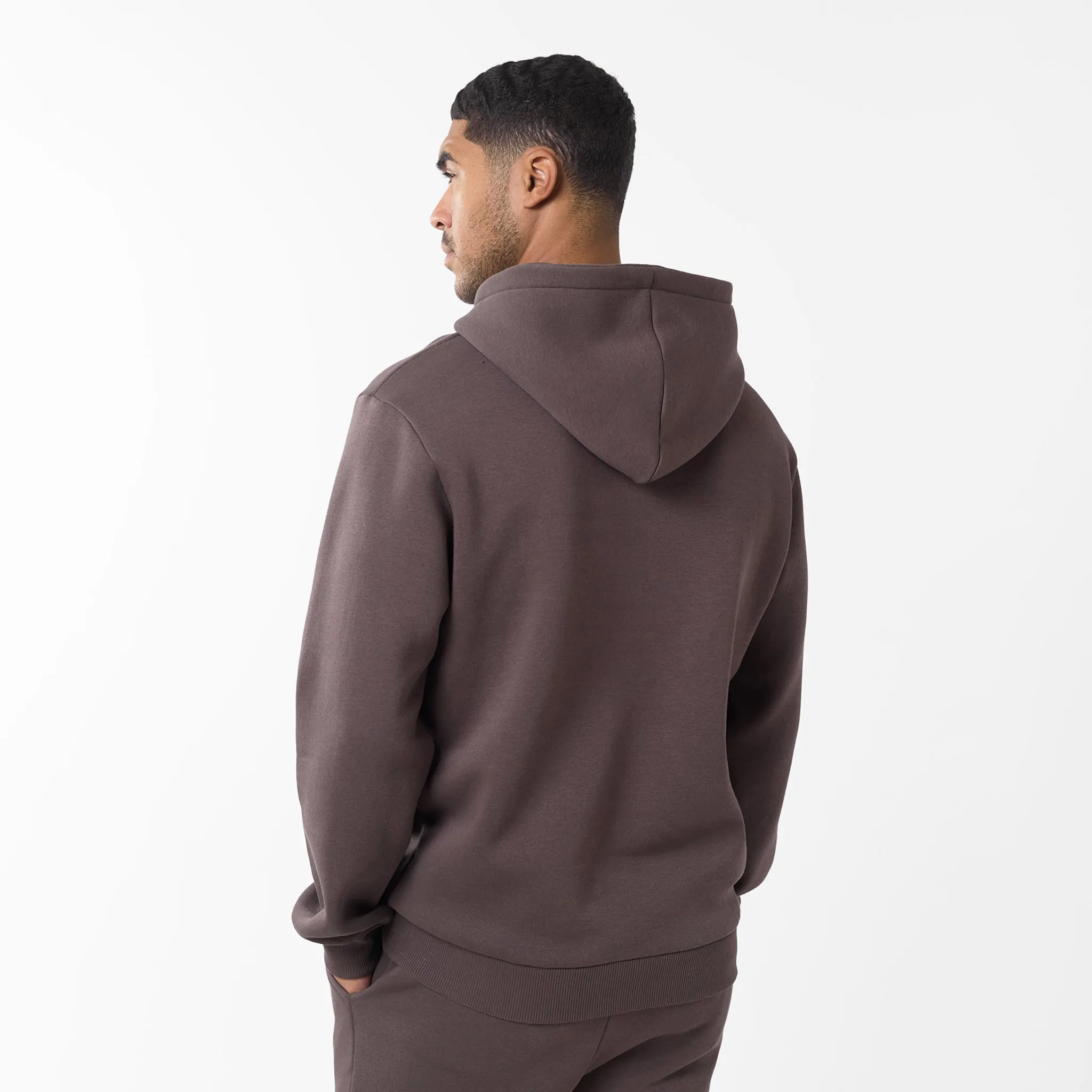 Relaxed Fit Hoodie | Dark Brown good for gym sessions Fat