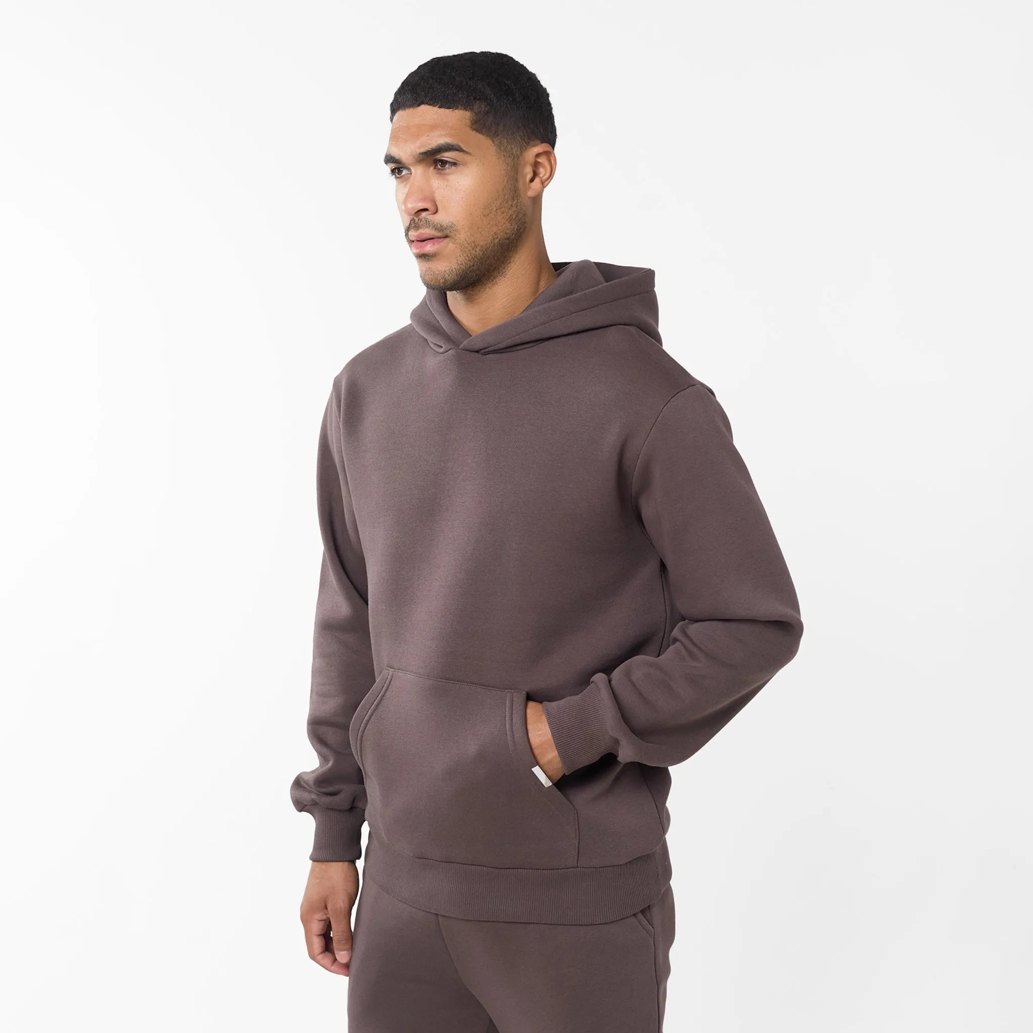 Relaxed Fit Hoodie | Dark Brown Cozy Warmth