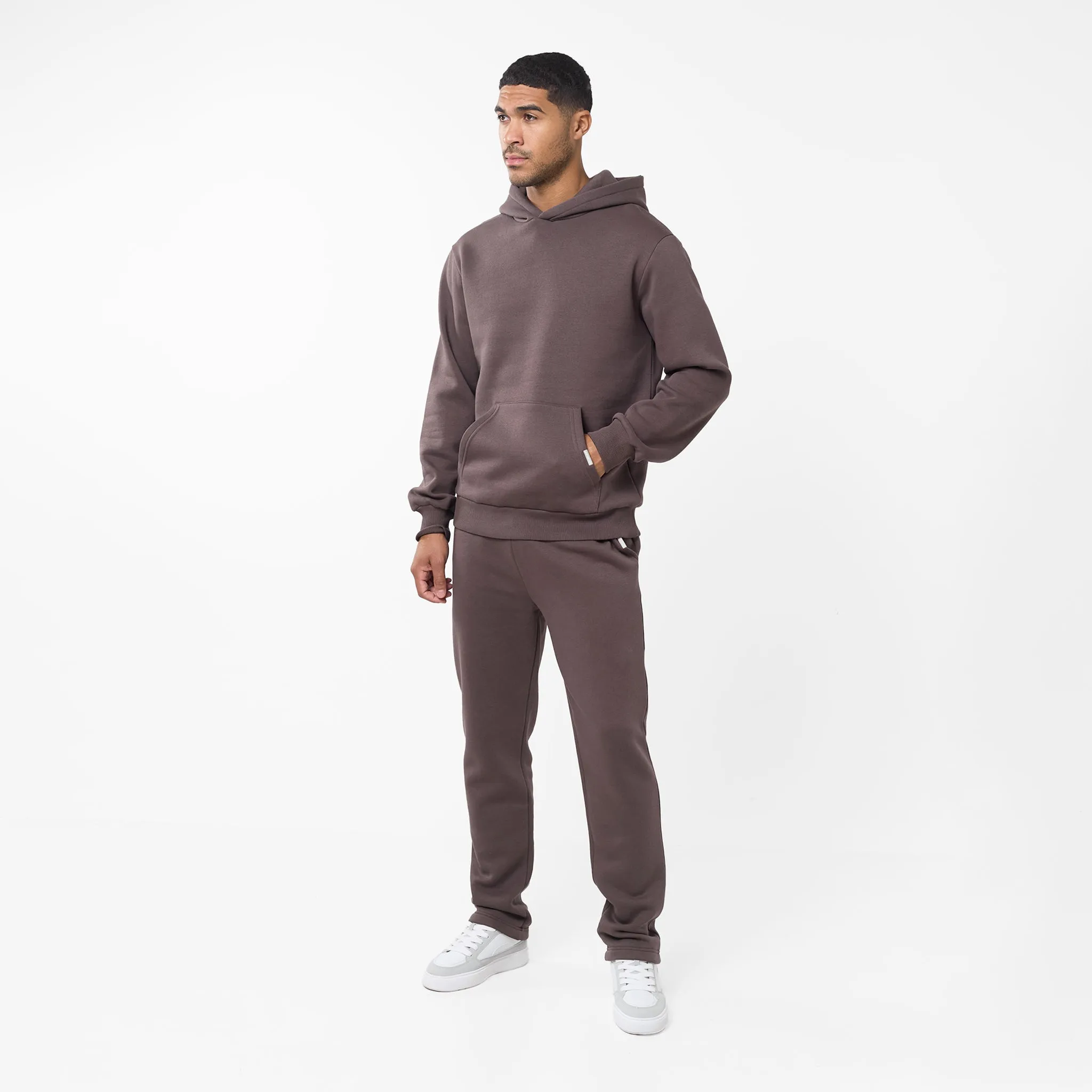 Street Ready Relaxed Fit Hoodie | Dark Brown