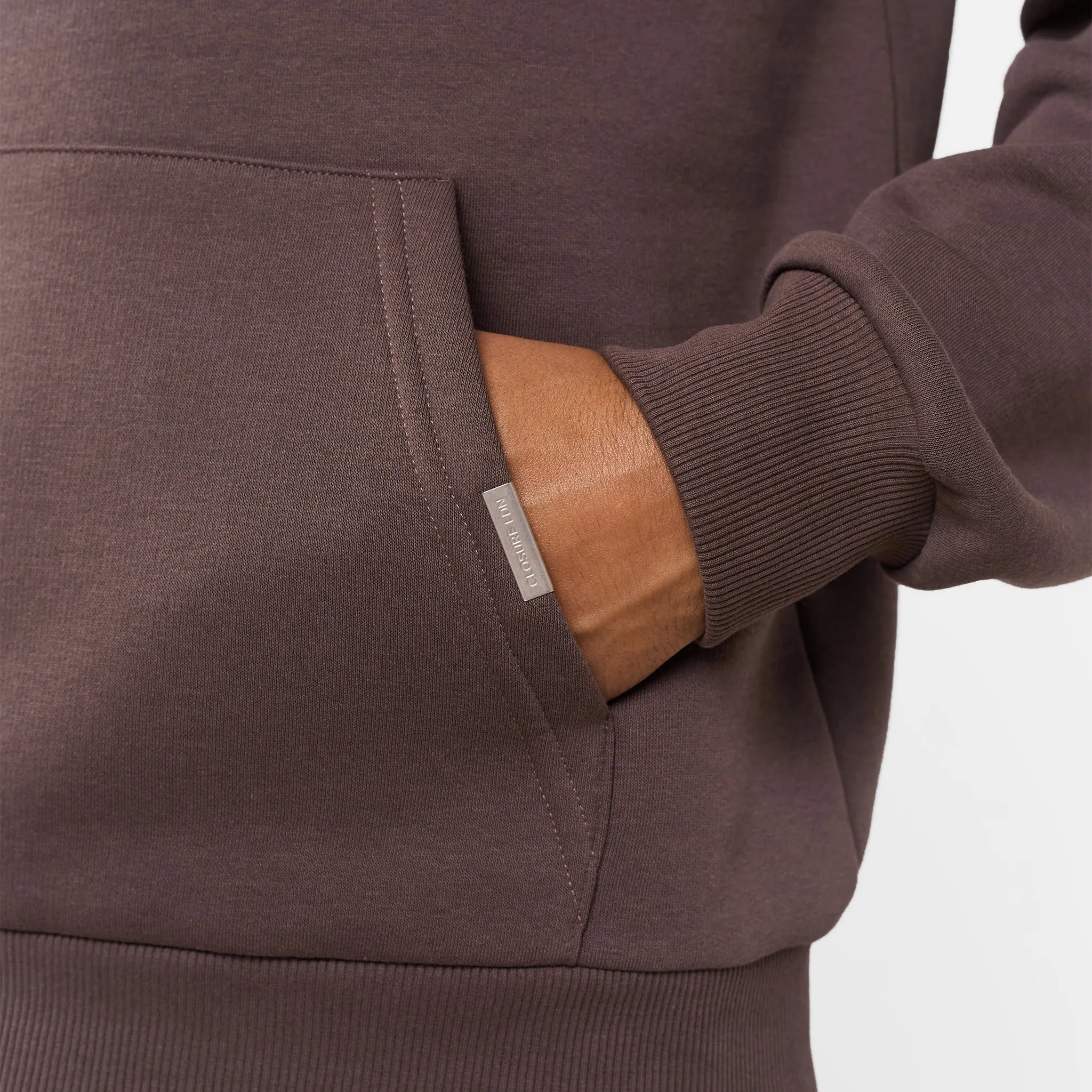 Cold Day Wear Relaxed Fit Hoodie | Dark Brown