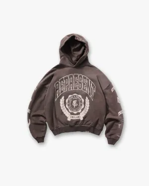 product home friendliness product high end luxury Represent Legacy Crest Hoodie - Nero