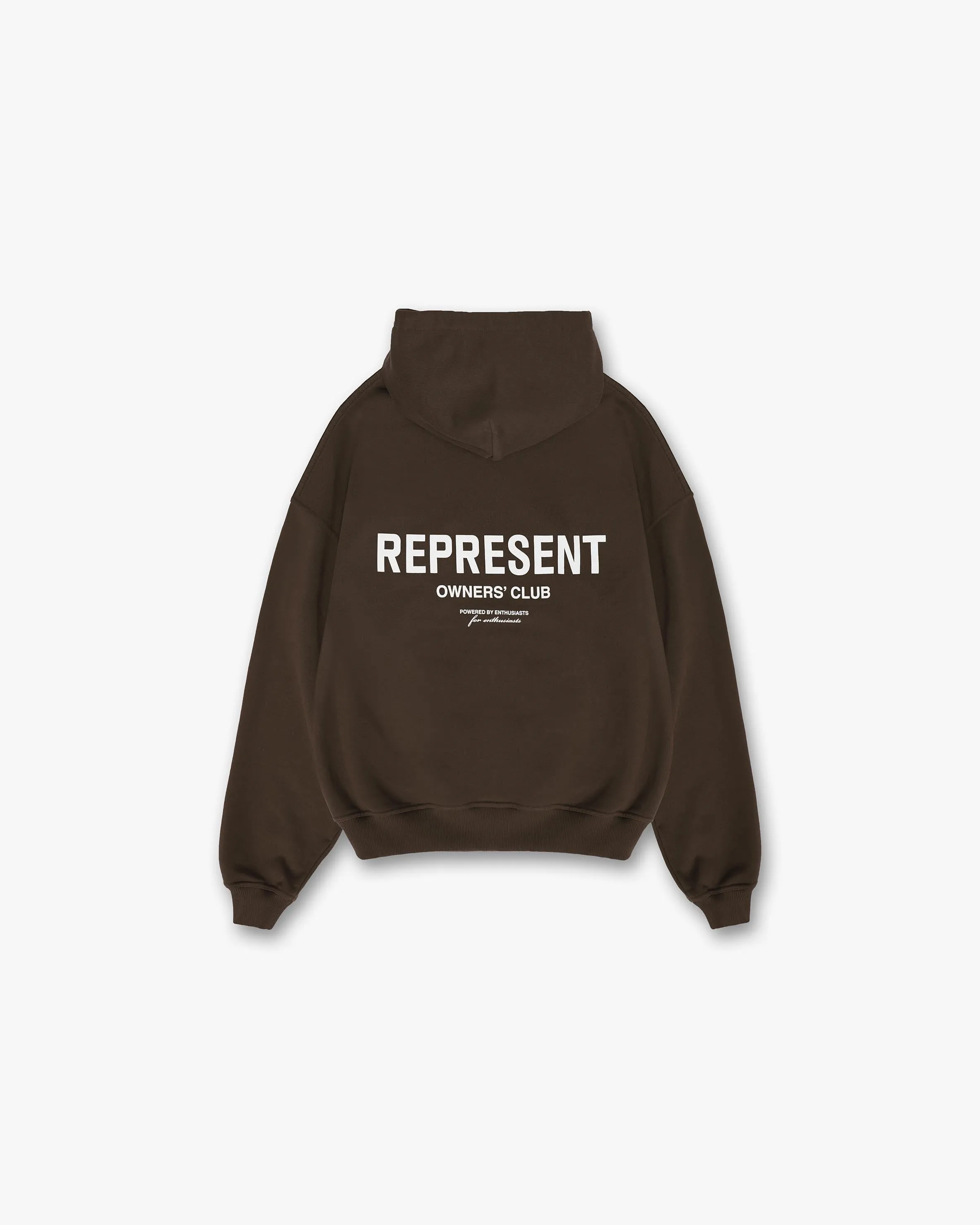 Represent Owners Club Hoodie - Brown Layered