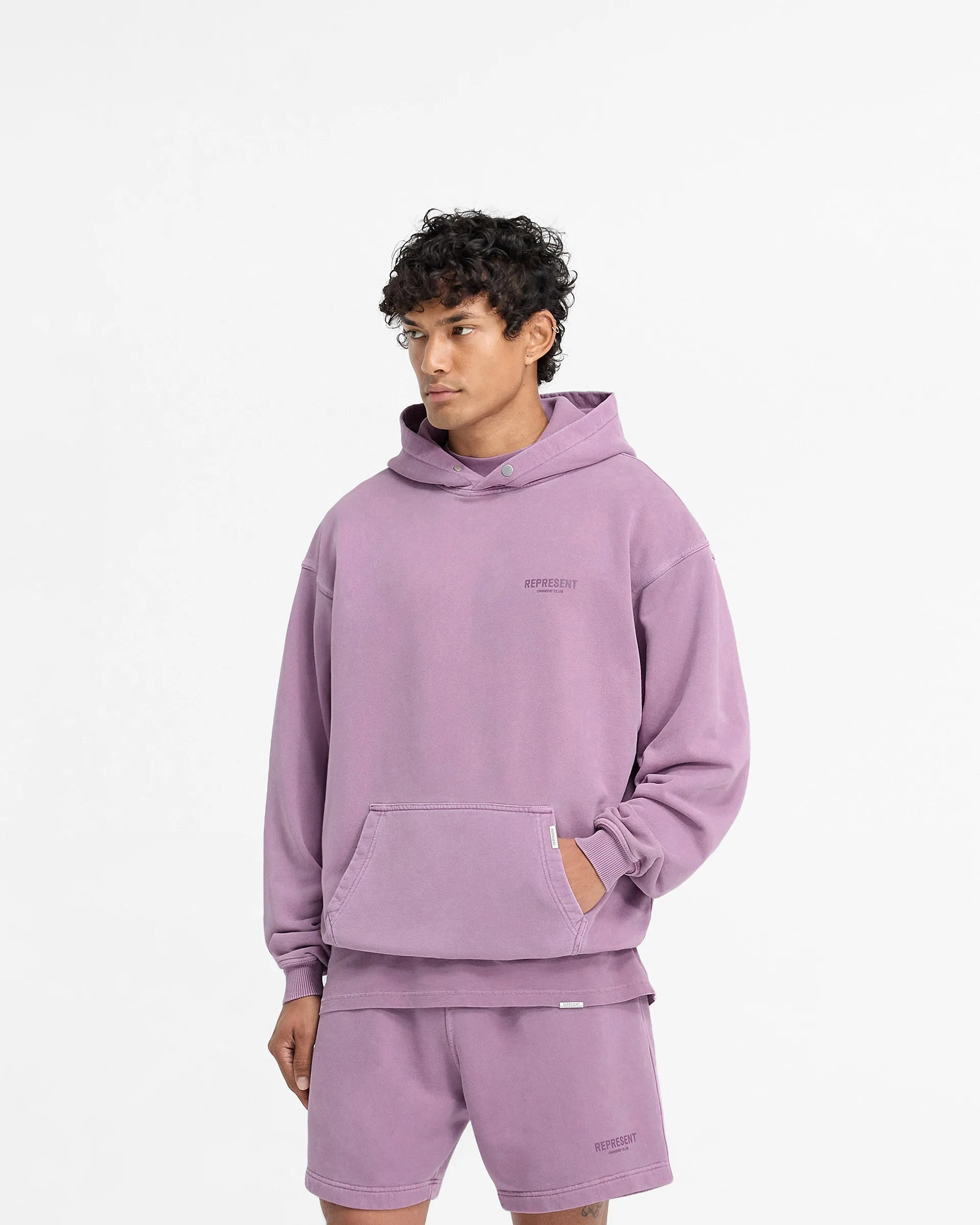 Timeless Layer Represent Owners Club Hoodie - Mid Purple