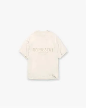 Represent Owners Club T-Shirt - Buttercream ReinforcedHems