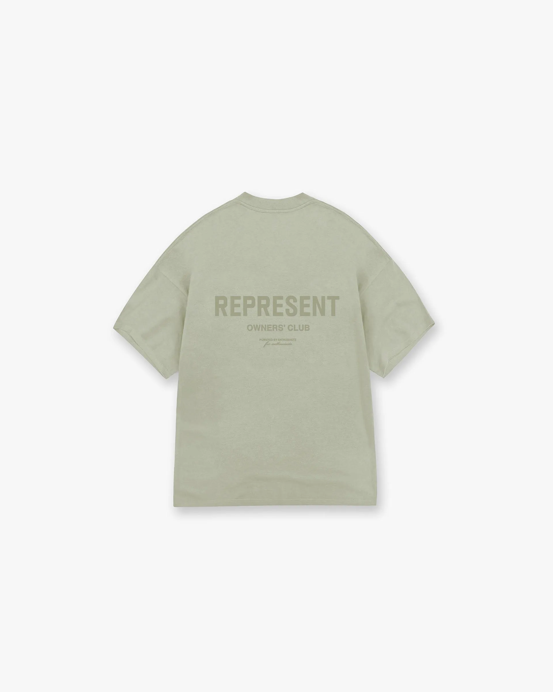 Versatile Style Trend Represent Owners Club T-Shirt - Pastel Green