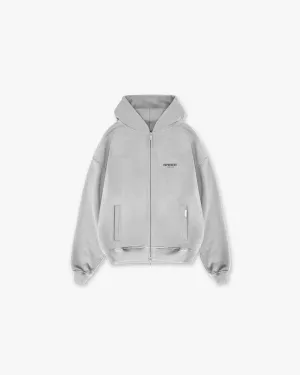 Represent Owners Club Zip Hoodie - Ash Grey Mid range