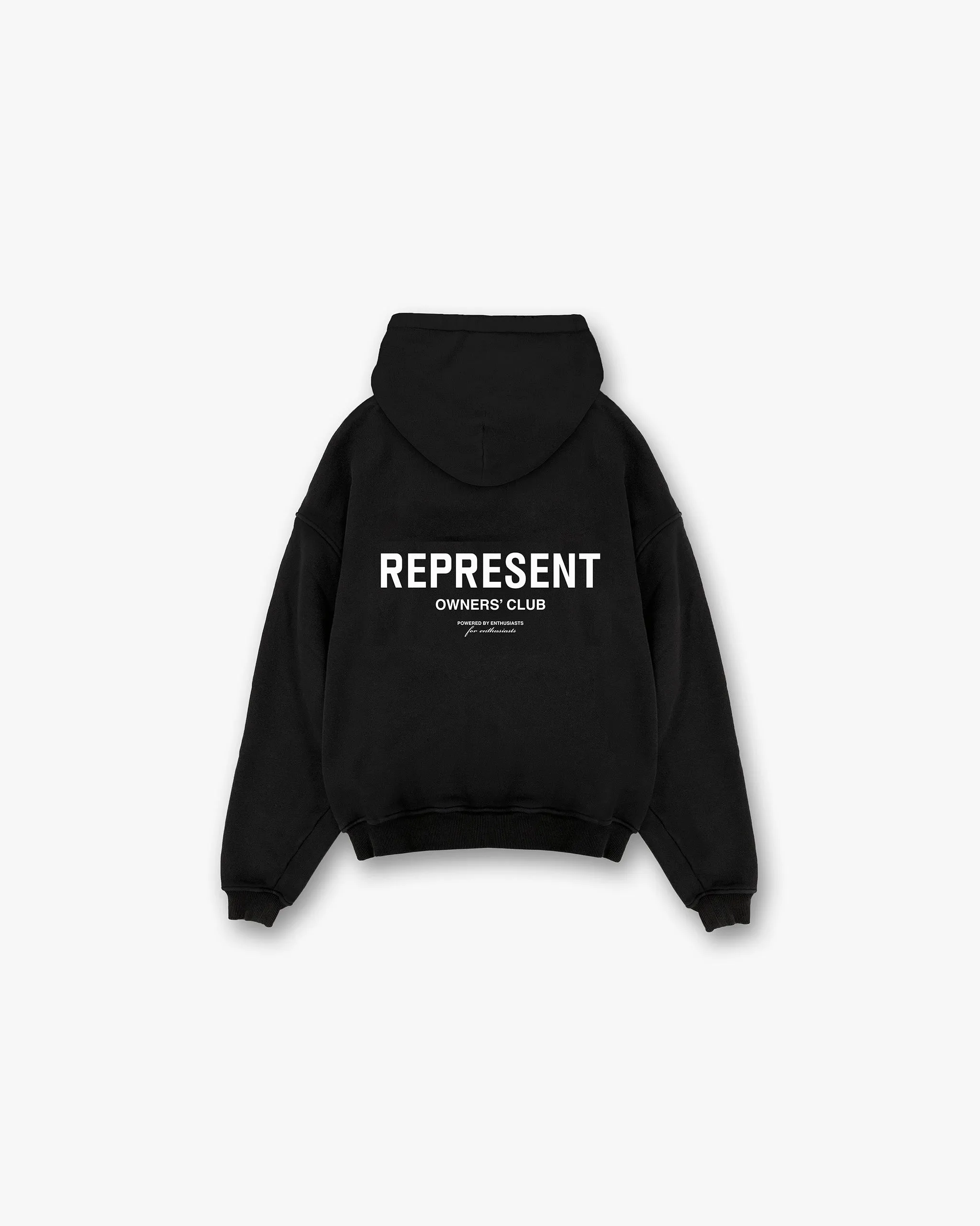 Represent Owners Club Zip Hoodie - Black ideal for birthdays