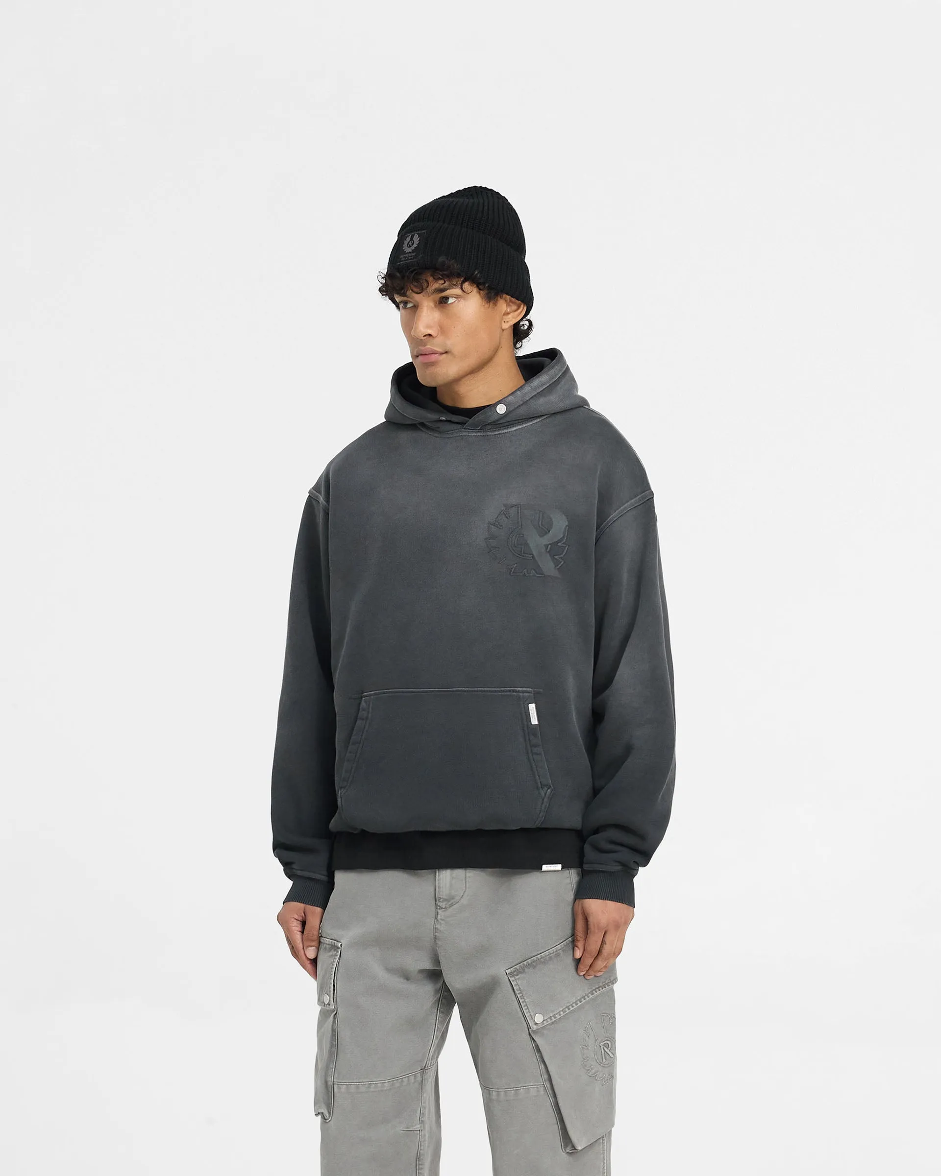 Represent X Belstaff Outline Phoenix Hoodie - Shadow Competitive Advantage