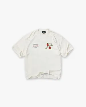 MoistureWicking Represent X Guns N' Roses Tour T-Shirt - Flat White