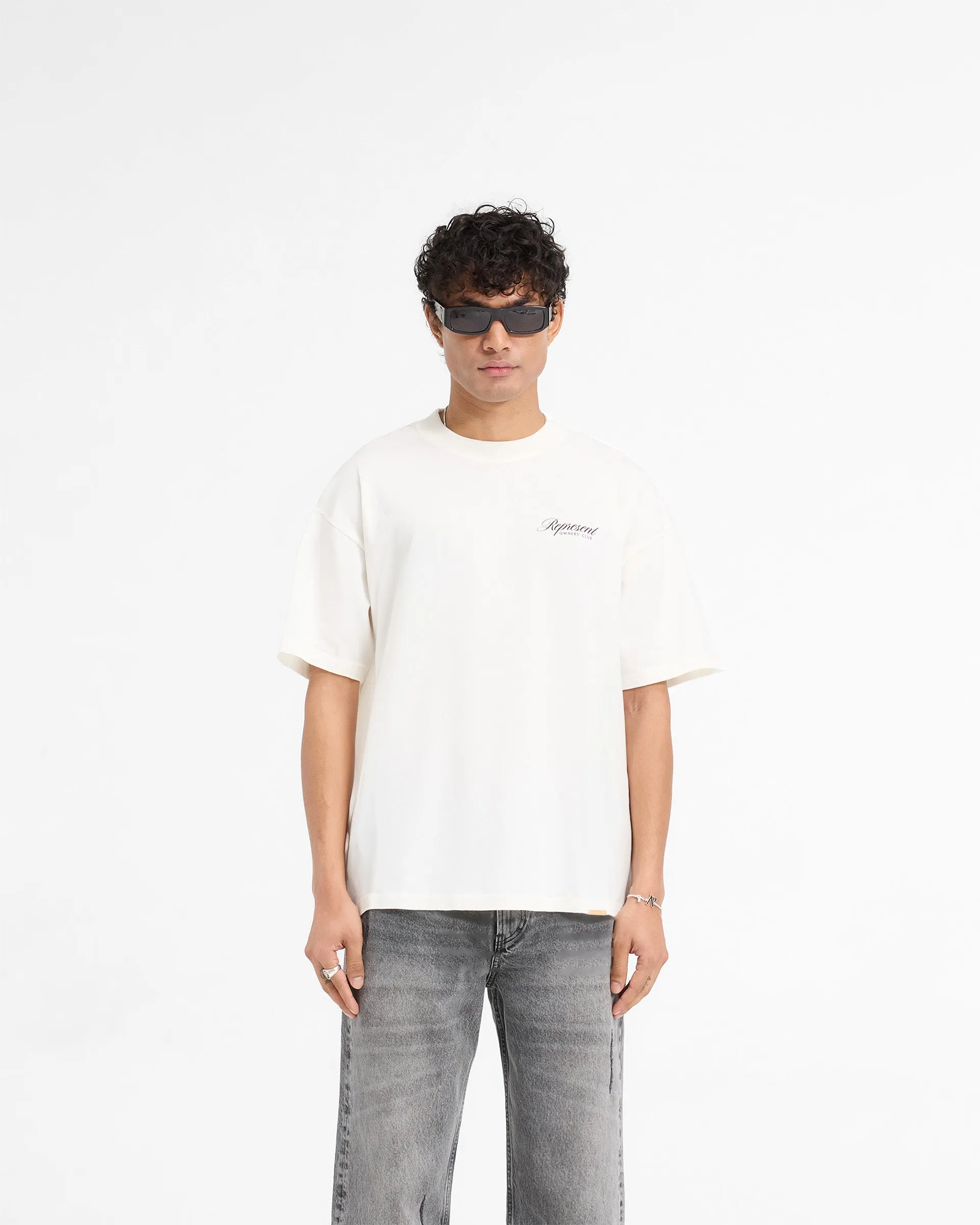 Classic Color Represent X Harrods Bear Owners Club T-Shirt - Flat White