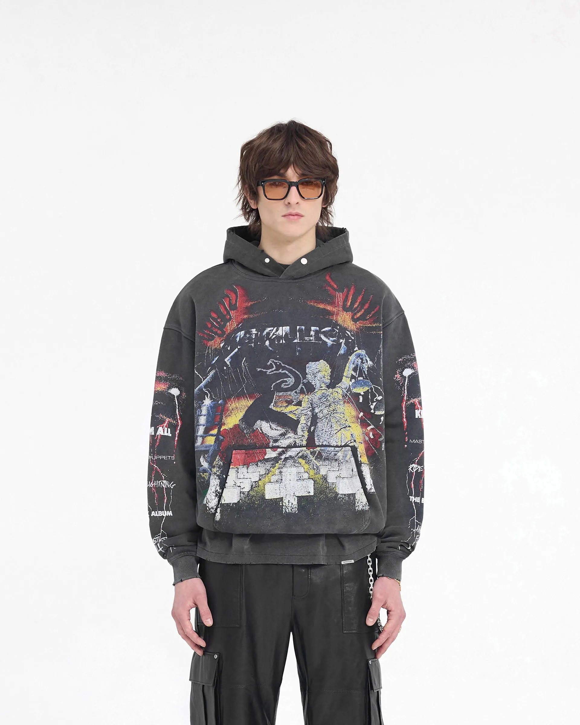 Represent X Metallica Master Of Puppets Hoodie - Vintage Grey product anniversary charm
