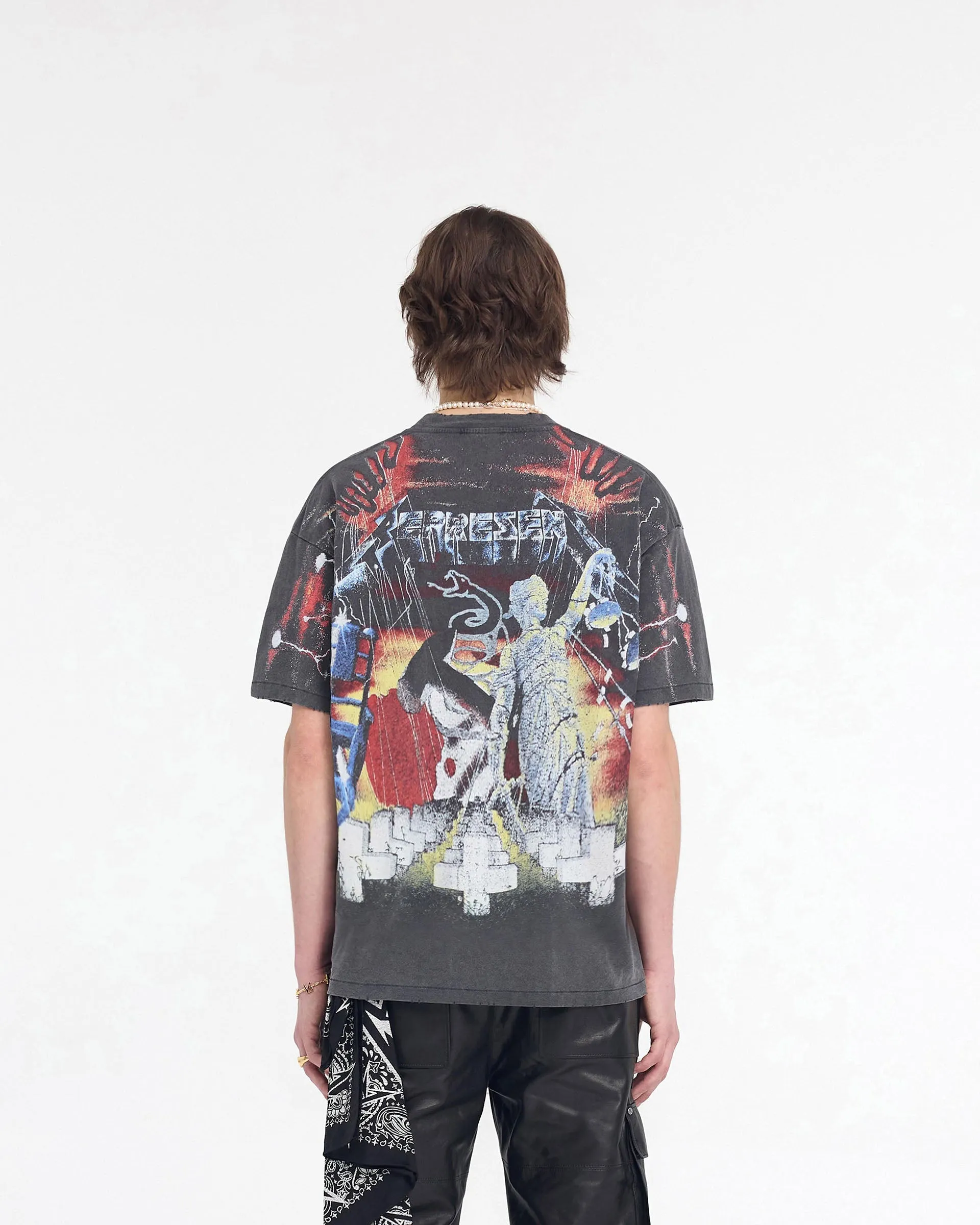 Personalized Represent X Metallica Master Of Puppets T-Shirt - Vintage Grey