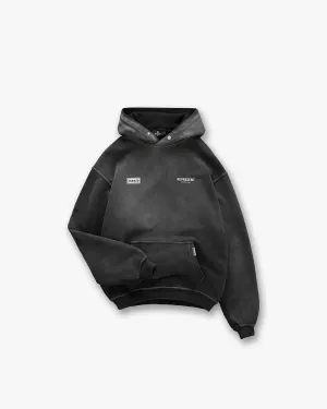 Represent X Oasis Owners Club Hoodie - Stained Black Beach Style