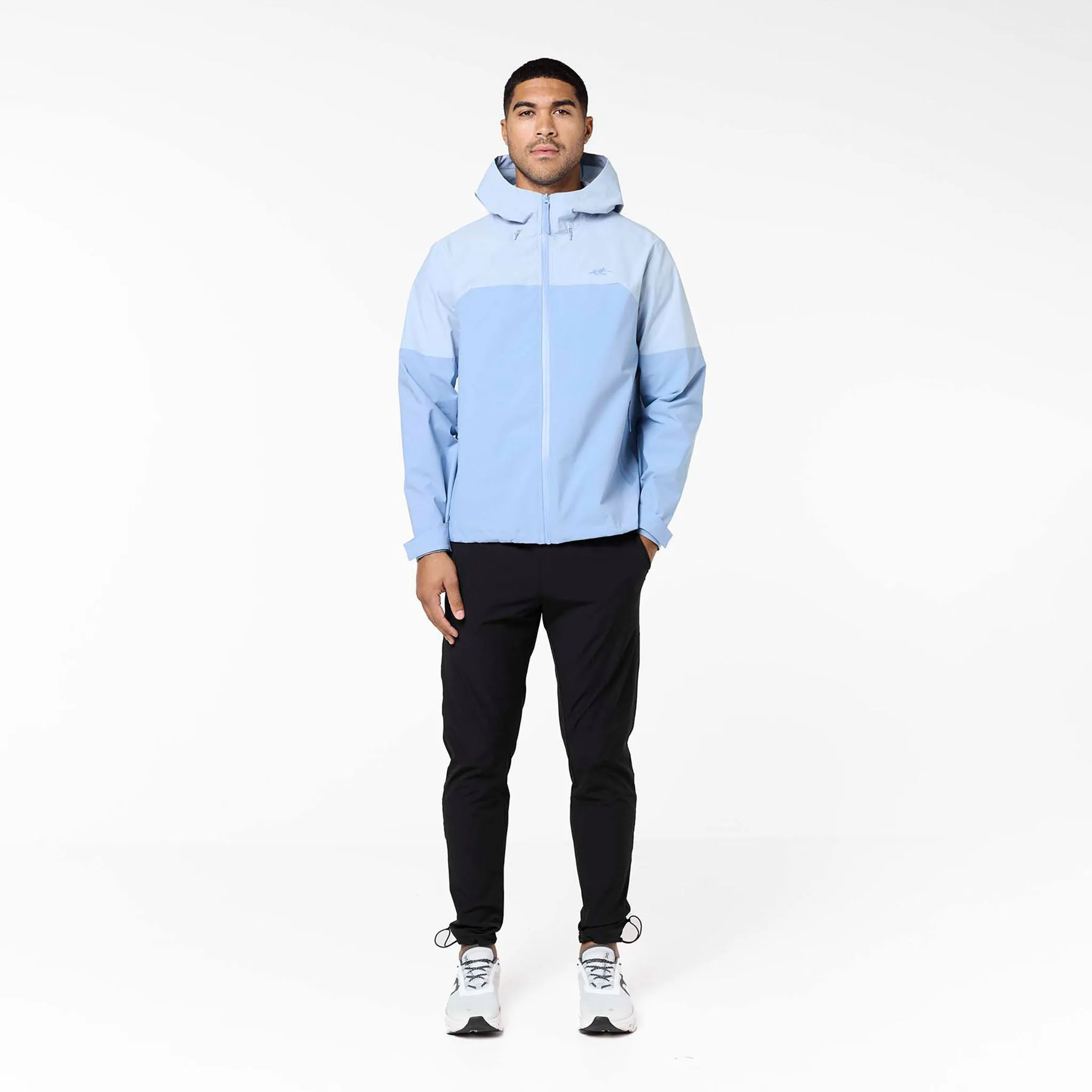 Chill Day Layer Ergonomic Shoulder Cut Layered Shell Sport Jacket 2.0 | Dusty Blue/Blue