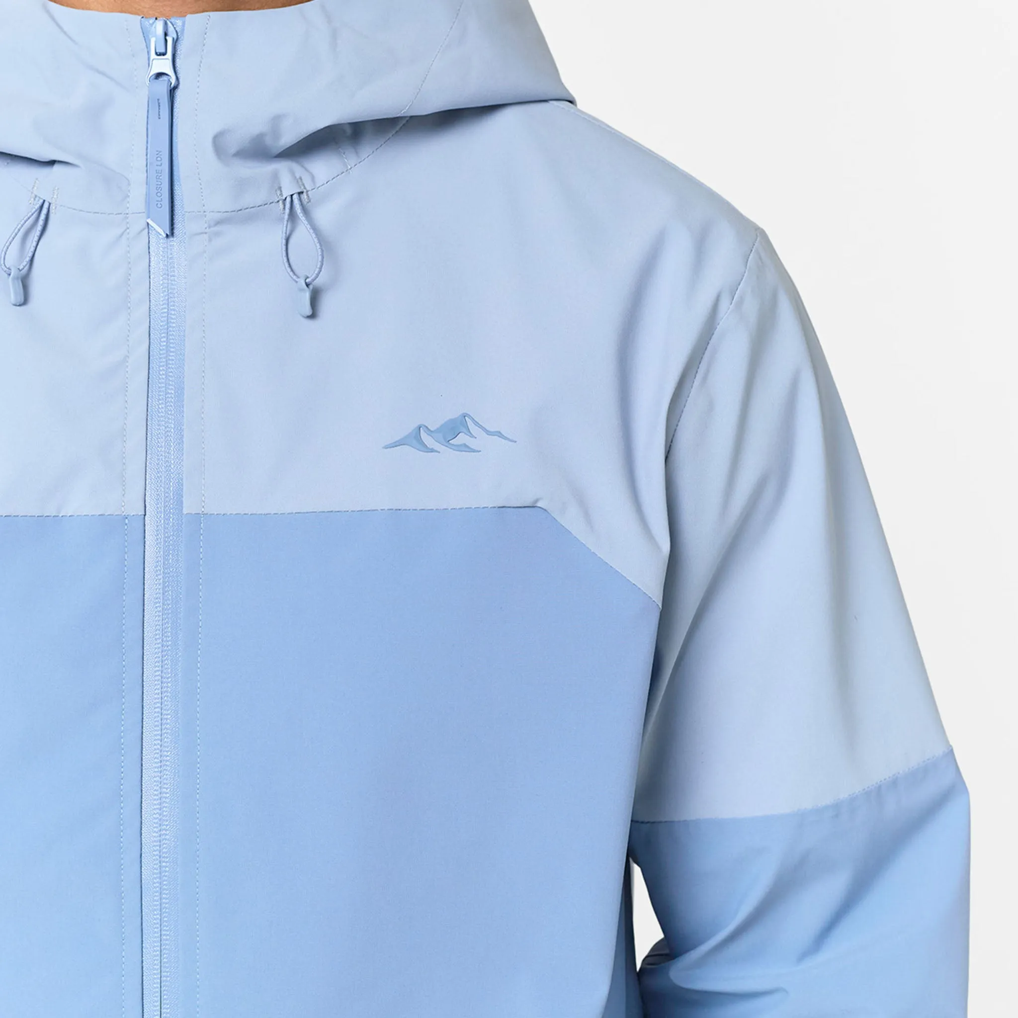 No Roll Collar Technology Layered Shell Sport Jacket 2.0 | Dusty Blue/Blue