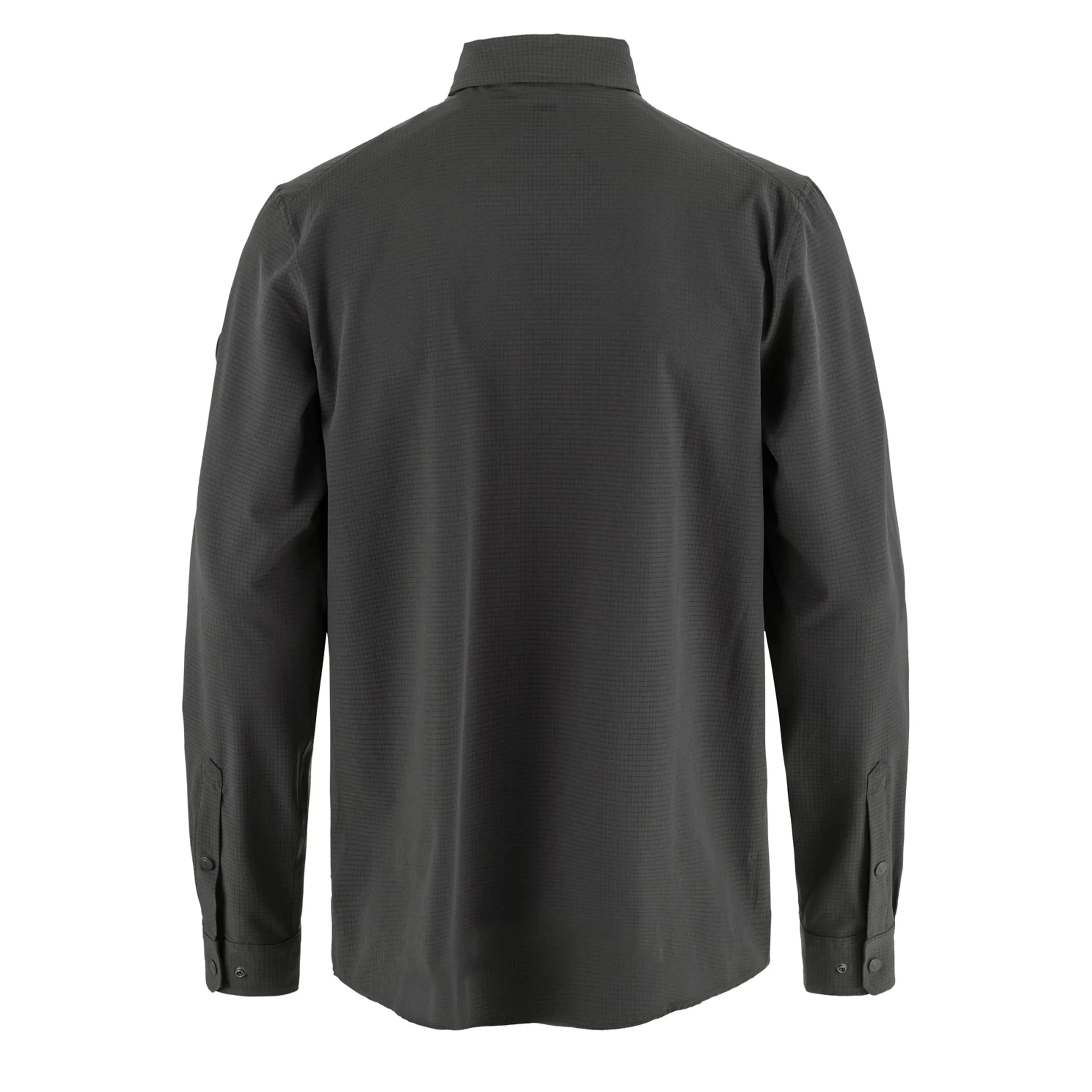 Wrinkle Resistant Material Versatile Layering Fjallraven Abisko Trekking Shirt Dark Grey