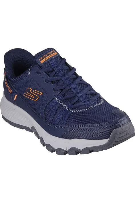 Skechers Mens 237634 DYNAMITE AT - ESCAPAR in Navy/Orange Energy Core Moisture Management Technology